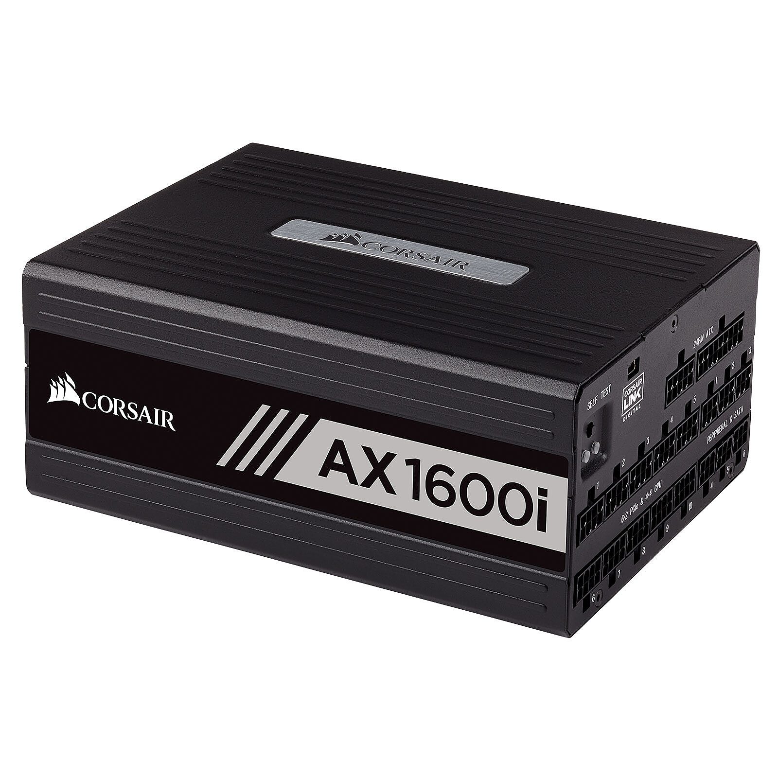 Corsair AX1600i 80PLUS Titanium 2 Alimentation PC Corsair 1600 W