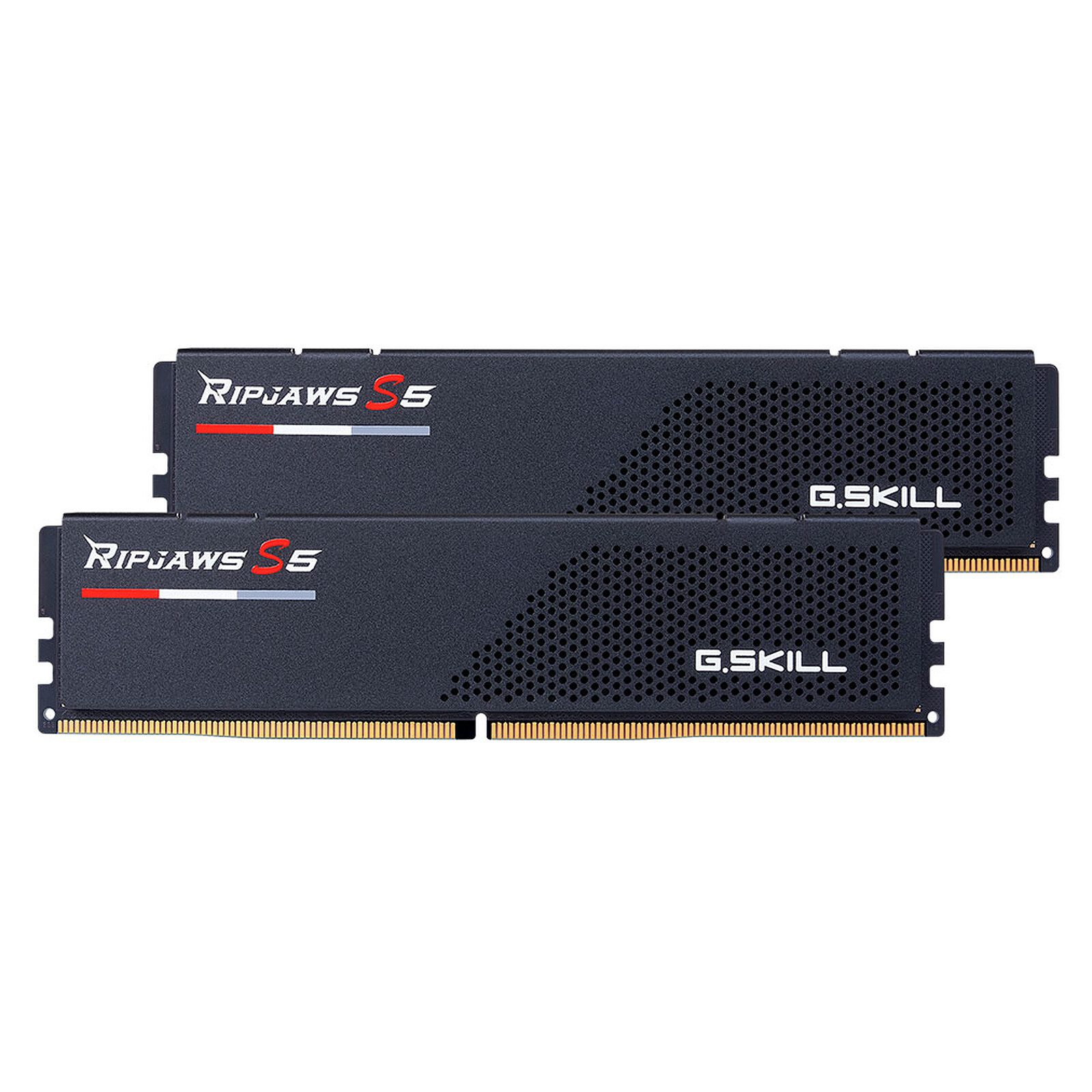 G.Skill RipJaws S5 Low Profile 64 Go (2 x 32 Go) DDR5 6000 MHz CL30 - Noir 1 RAM G.Skill DDR5 6000 MHz 64 Go