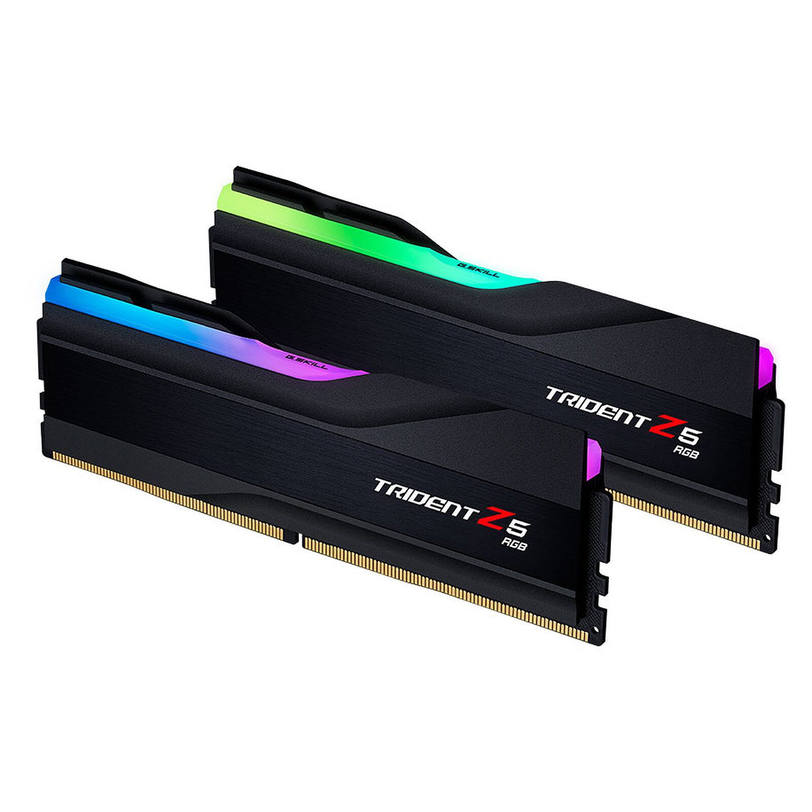 G.Skill Trident Z5 RGB 64 Go (2 x 32 Go) DDR5 6000 MHz CL28 – Noir 4 RAM G.Skill DDR5 6000 MHz 64 Go