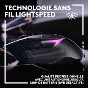 Souris gamer Logitech G 25000 dpi