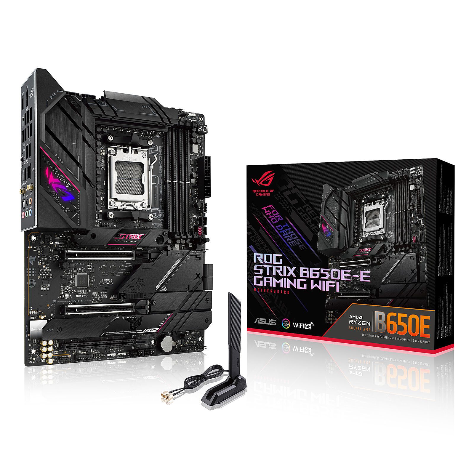 ASUS ROG STRIX B650E-E GAMING WIFI 1 carte mère ASUS AMD AM5