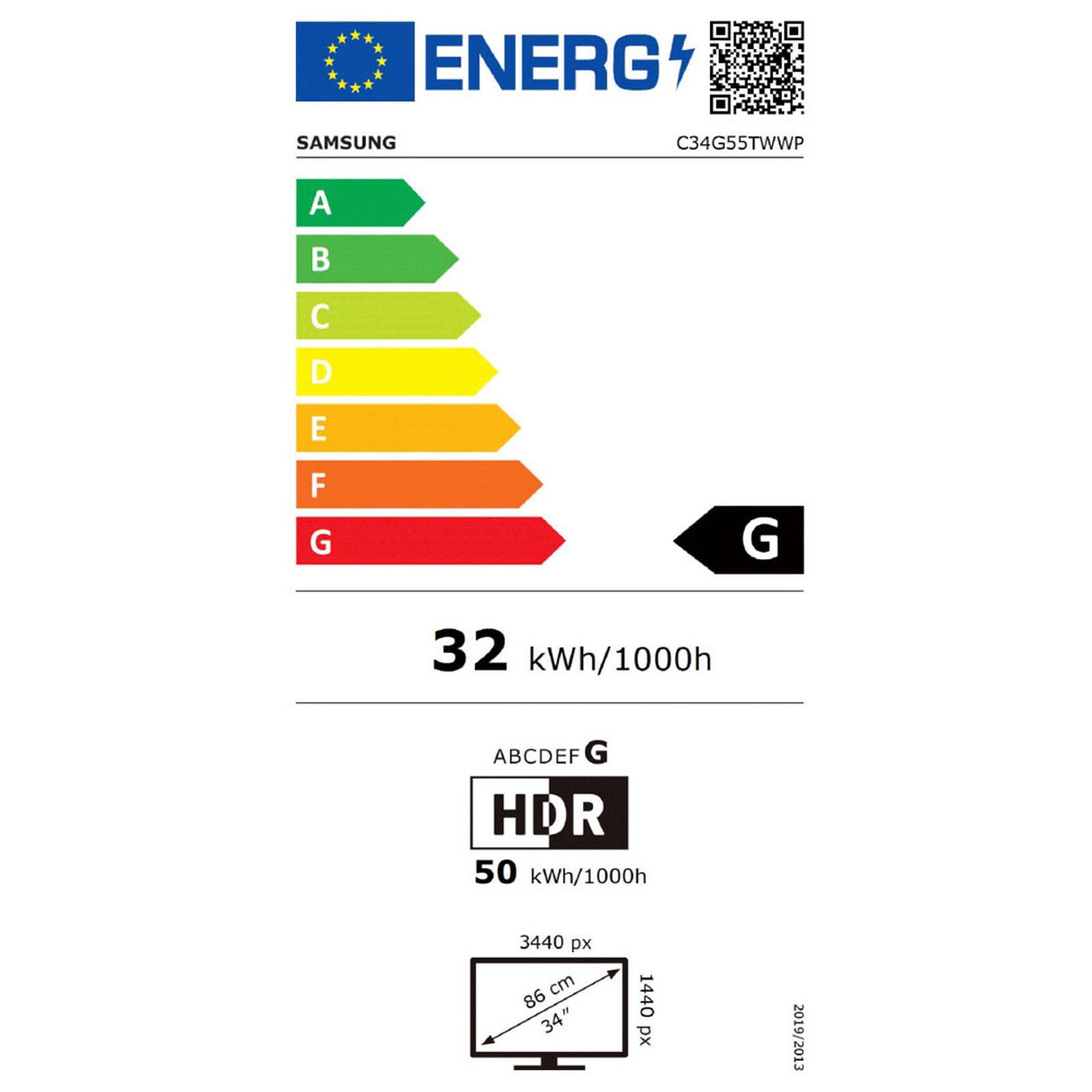 Samsung 34″ LED – Odyssey G5 C34G55TWWP 5 écran pc Samsung 34 pouces