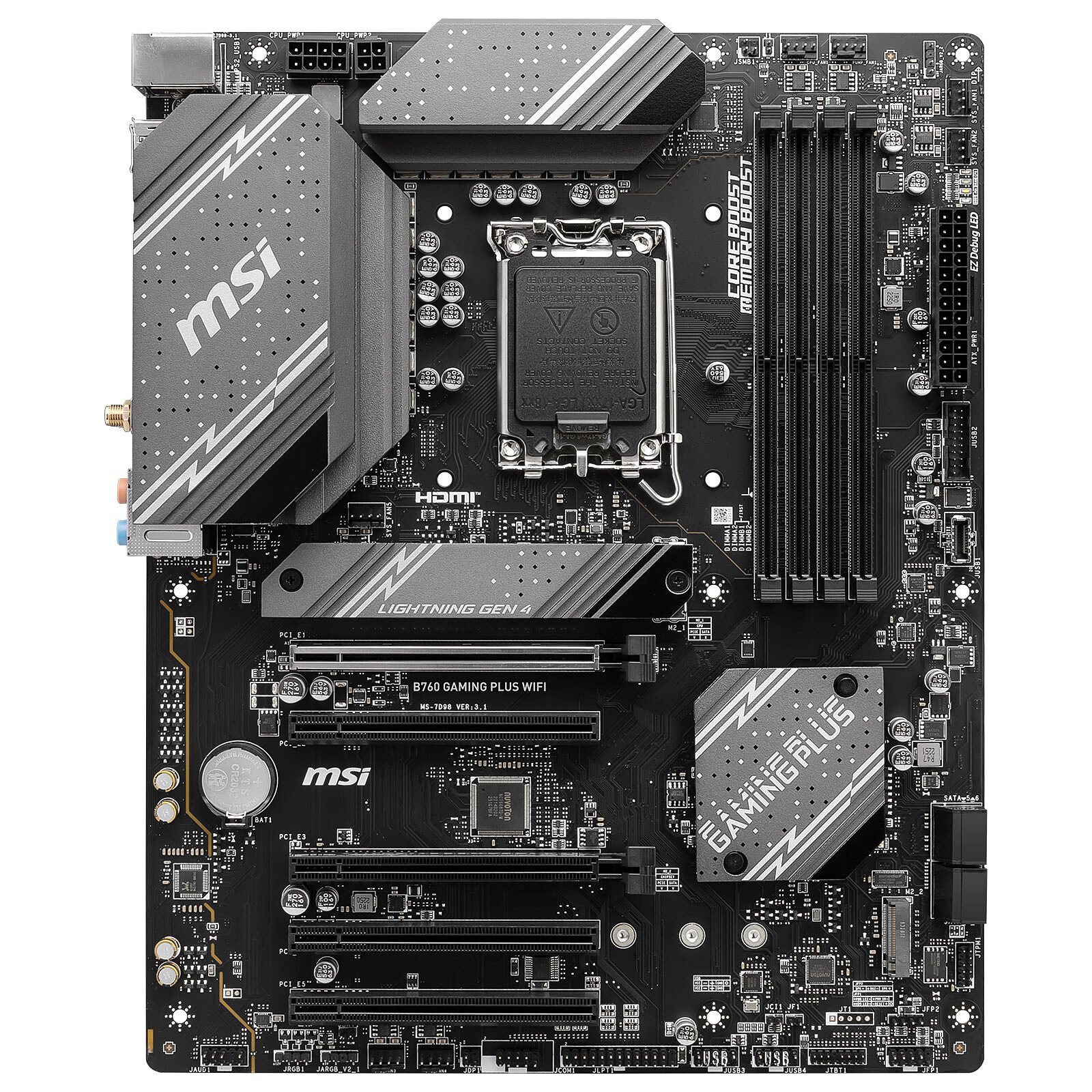 MSI B760 GAMING PLUS WIFI 2 carte mère MSI Intel 1700