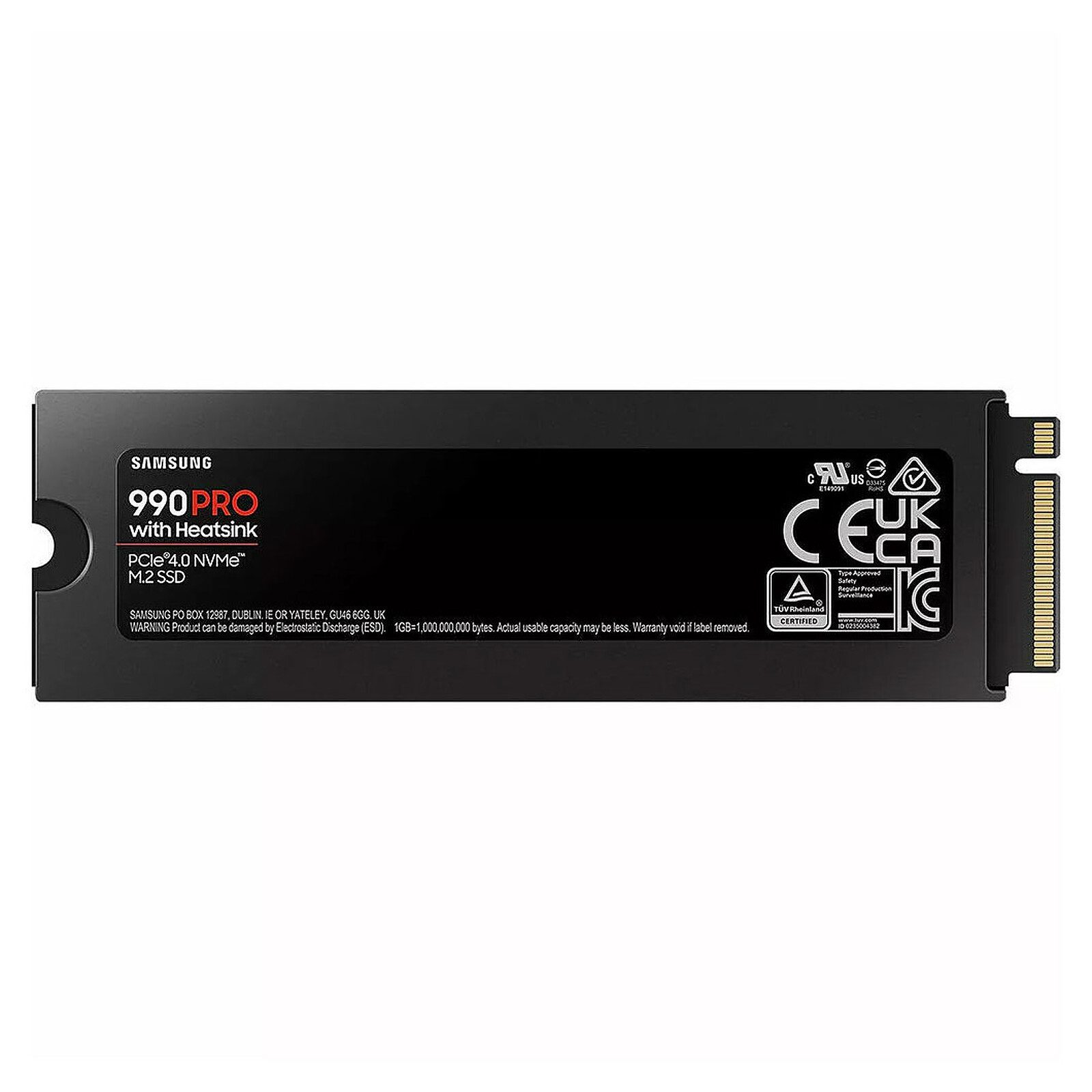 Samsung SSD 990 PRO M.2 PCIe NVMe 2 To avec dissipateur 4 disque ssd Samsung
