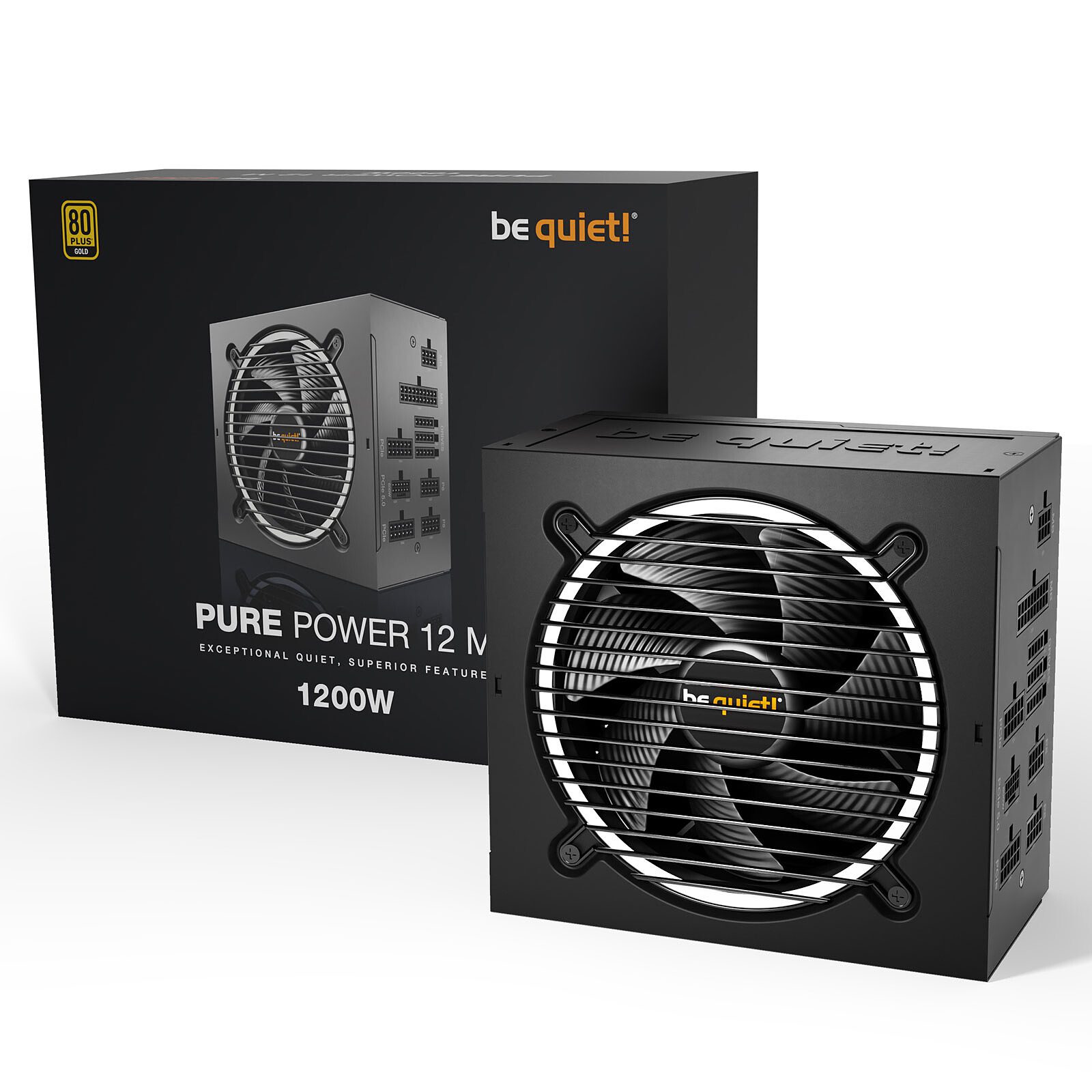 be quiet! Pure Power 12 M 1200W 80PLUS Gold 1 Alimentation PC be quiet! 1200 W