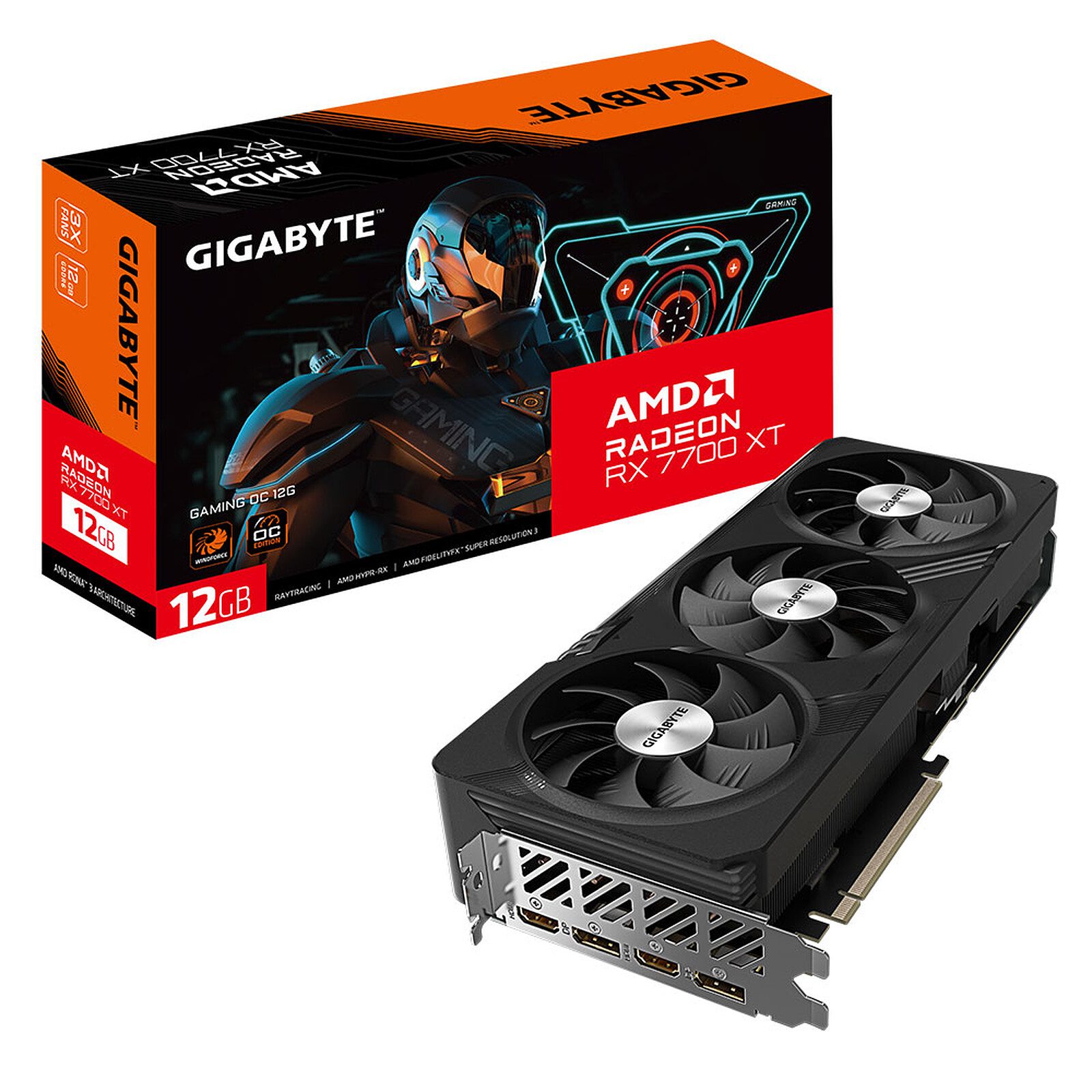 Gigabyte Radeon RX 7700 XT GAMING OC 12G 1 Gigabyte AMD Radeon RX 7700 XT