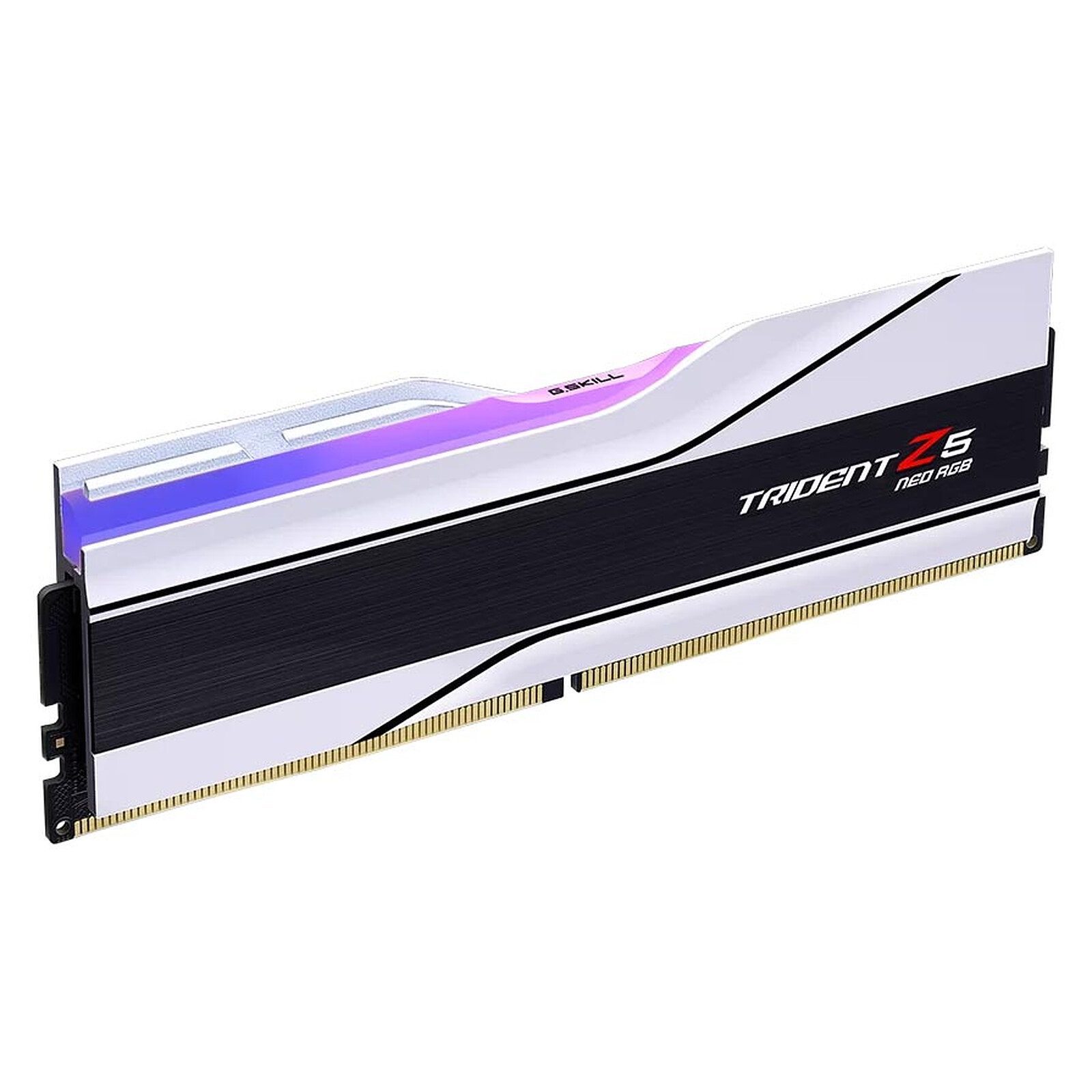 G.Skill Trident Z5 Neo RGB Series 32 Go (2x 16 Go) DDR5 6400 MHz CL32 – Blanc 3 RAM G.Skill DDR5 6400 MHz 32 Go