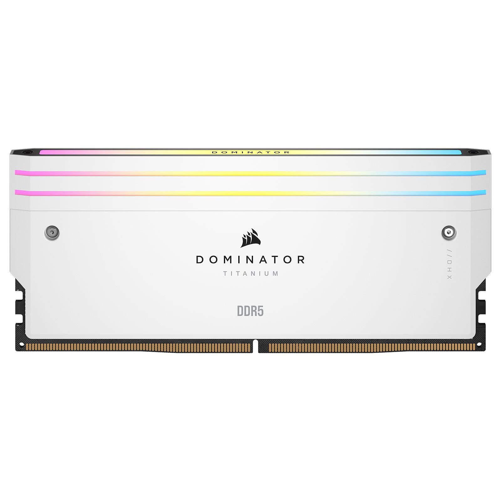 Corsair Dominator Titanium DDR5 RGB 64 Go (2 x 32 Go) 6000 MHz CL30 – Blanc 4 RAM Corsair DDR5 6000 MHz 64 Go