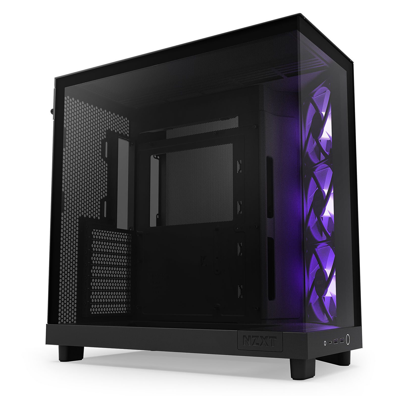 NZXT H6 Flow RGB Noir 1 tour pc NZXT