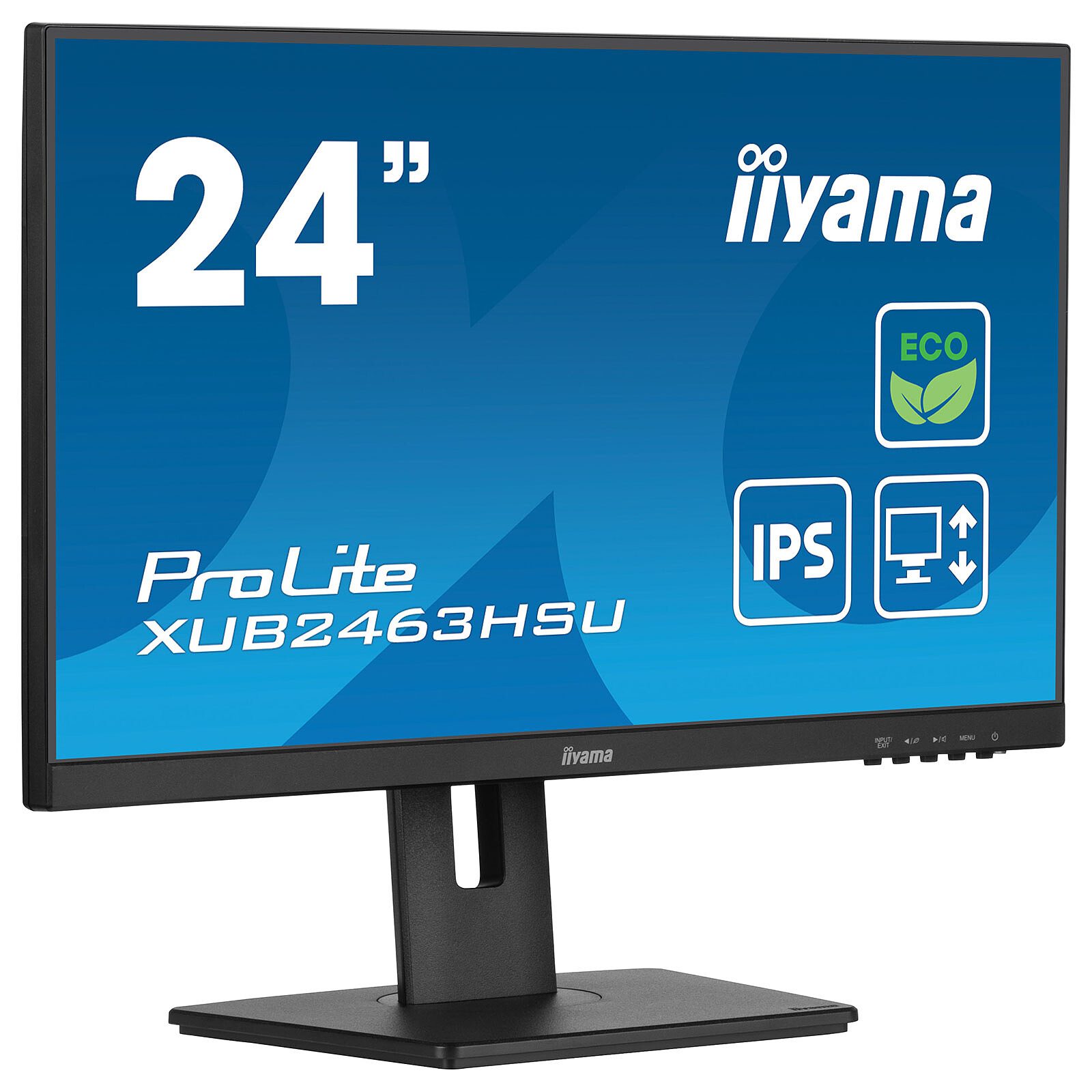 iiyama 23.8″ LED – ProLite XUB2463HSU-B1 2 moniteur pc iiyama 23.8 pouces