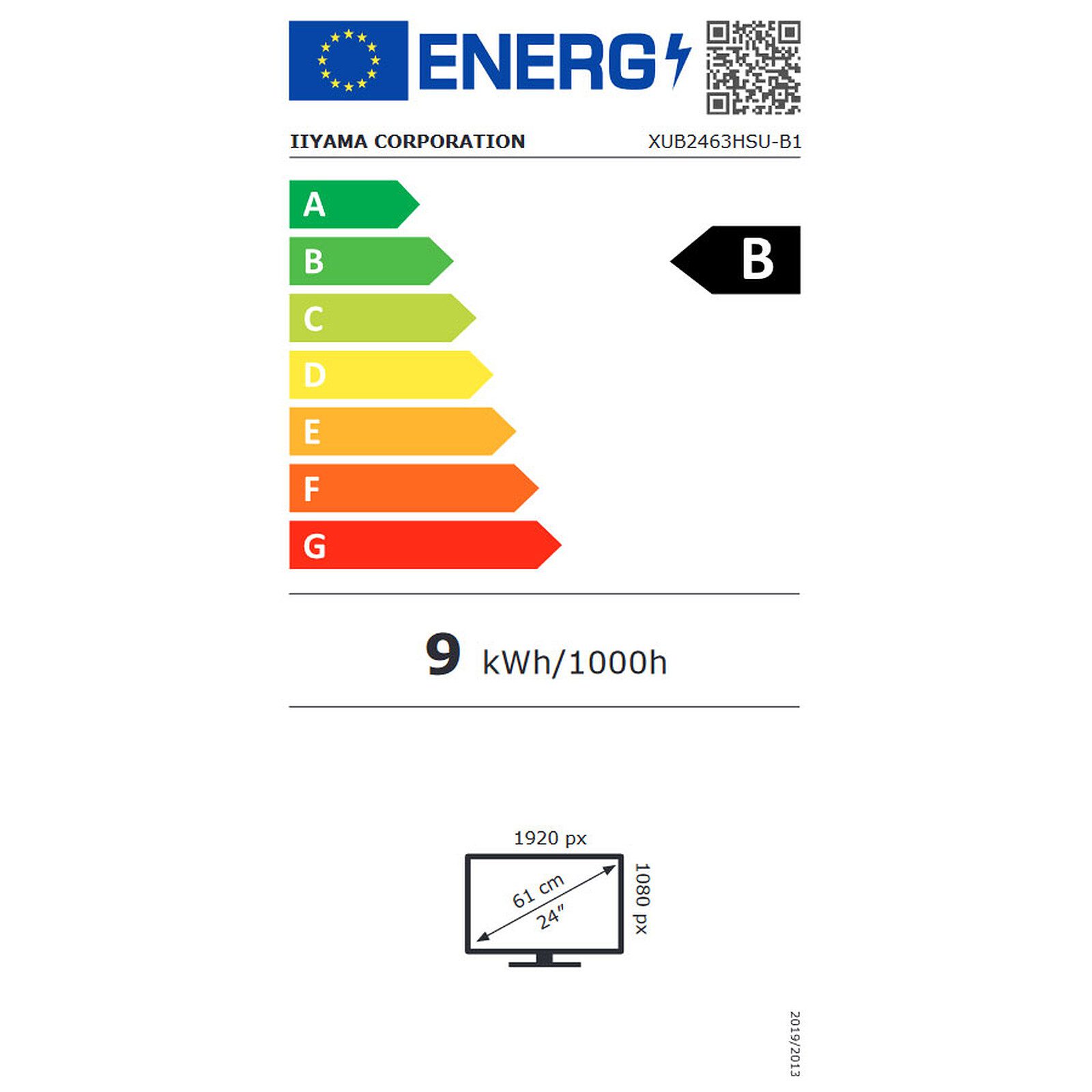 iiyama 23.8″ LED – ProLite XUB2463HSU-B1 5 écran pc iiyama 23.8 pouces
