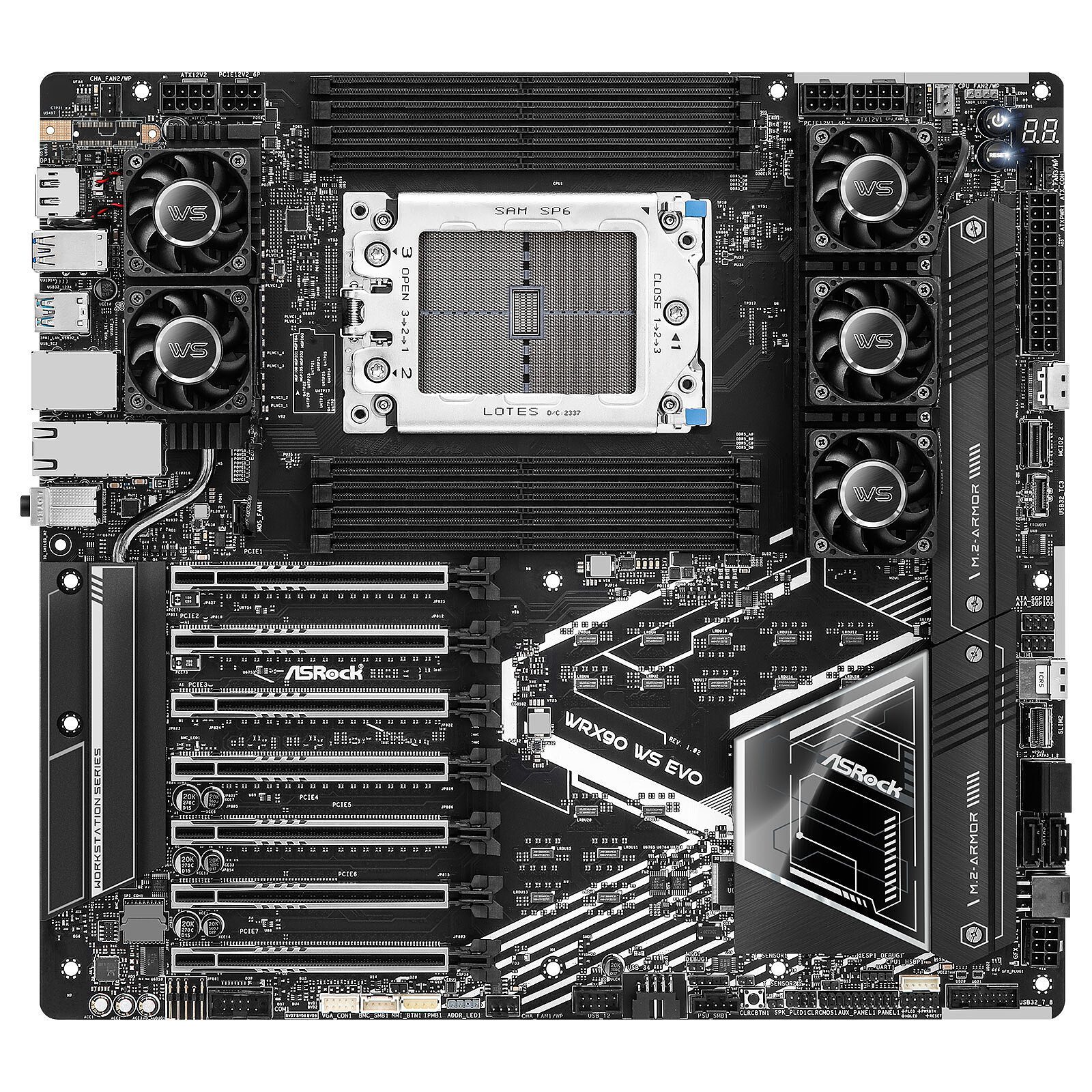 ASRock WRX90 WS EVO 2 carte mère ASRock AMD sTR5