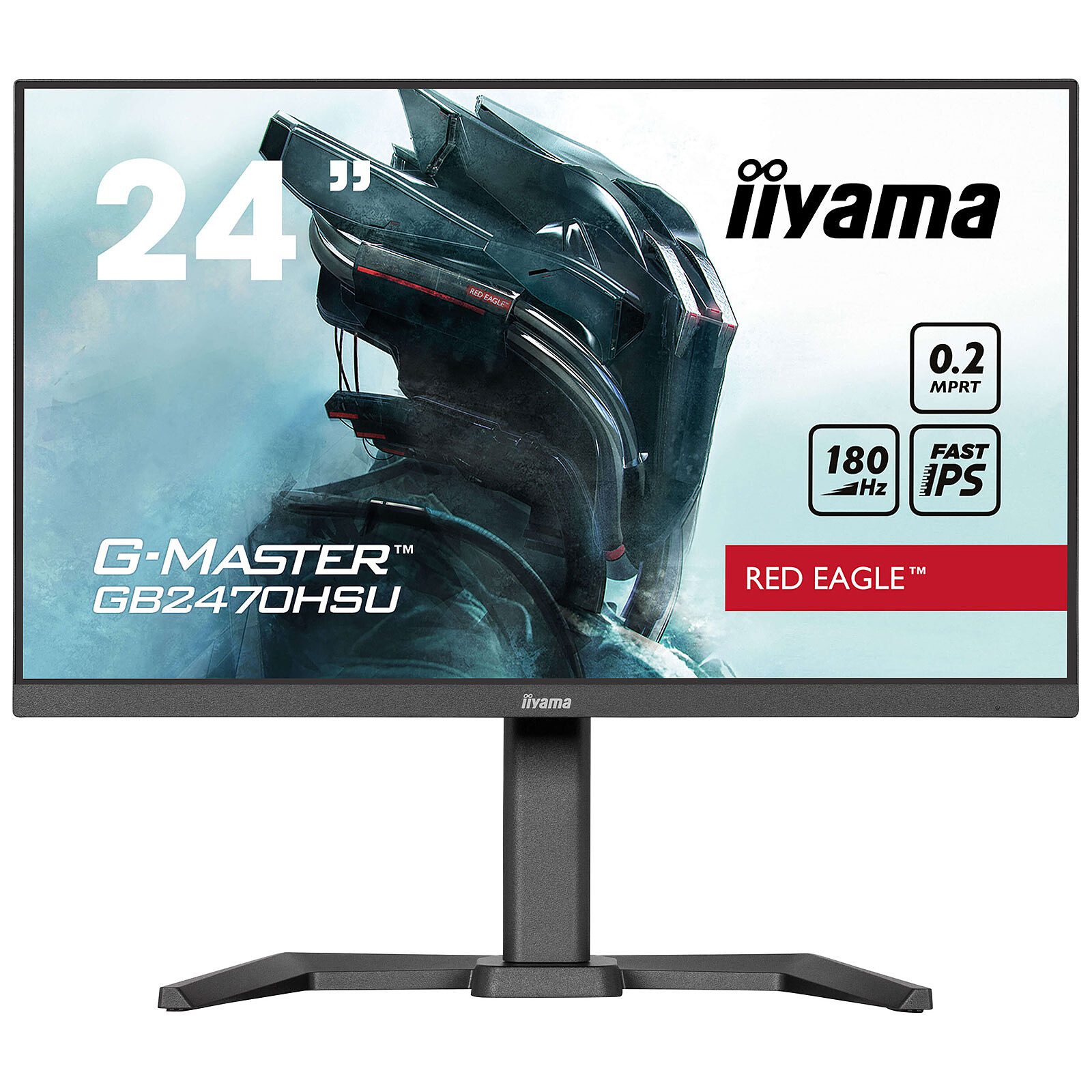 iiyama 23.8" LED - G-Master GB2470HSU-B6 Red Eagle 1 écran pc iiyama 23.8 pouces