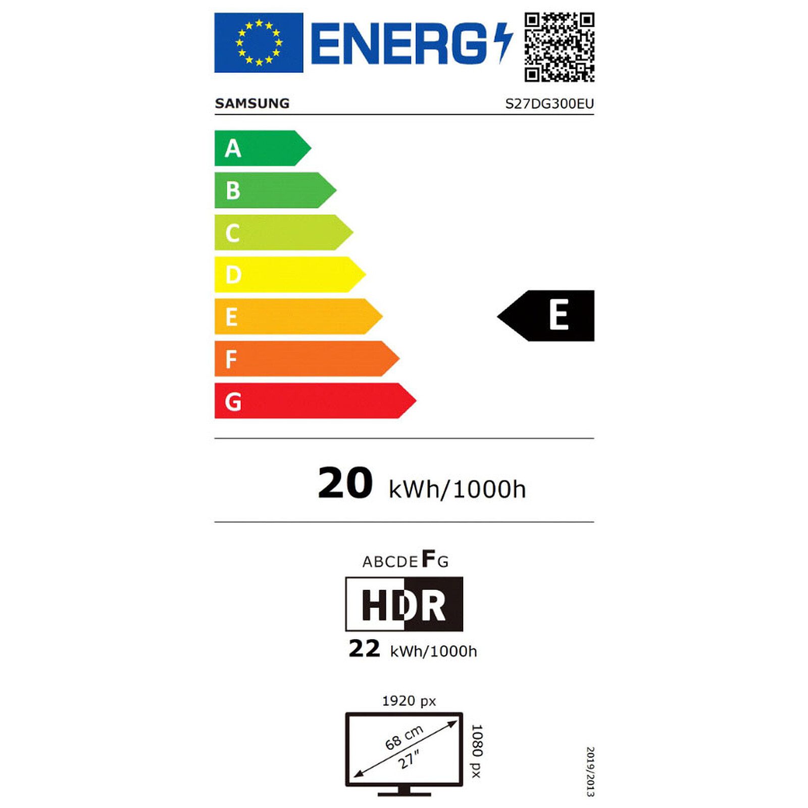 Samsung 27″ LED – Odyssey G3 S27DG300EU 5 écran pc Samsung 27 pouces