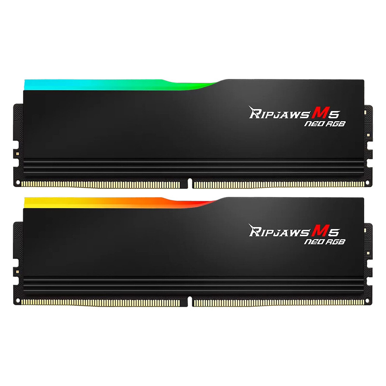 G.Skill Ripjaws M5 Neo RGB 32 Go (2 x 16 Go) DDR5 6000 MHz CL36 – Noir 2 RAM G.Skill DDR5 6000 MHz 32 Go