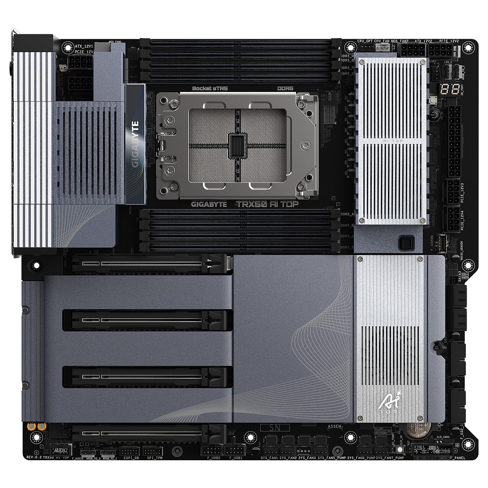 Gigabyte TRX50 AI TOP 2 carte mère Gigabyte AMD sTR5