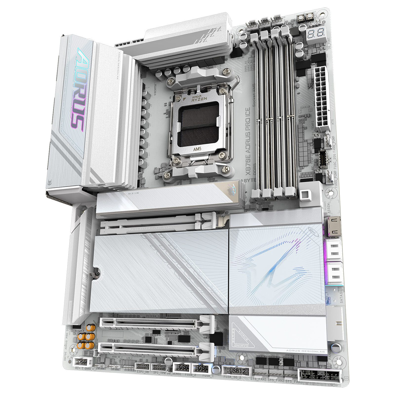 Gigabyte X870E AORUS PRO ICE 2 carte mère Gigabyte AMD AM5