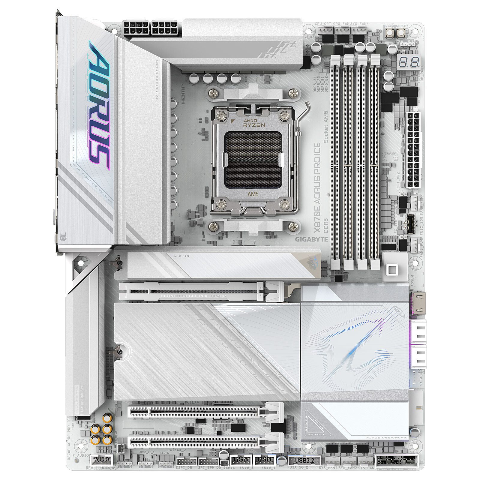Gigabyte X870E AORUS PRO ICE 3 carte mère Gigabyte AMD AM5
