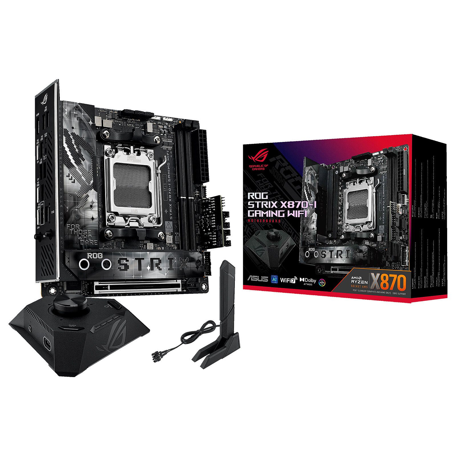 ASUS ROG STRIX X870-I GAMING WIFI 1 carte mère ASUS AMD AM5
