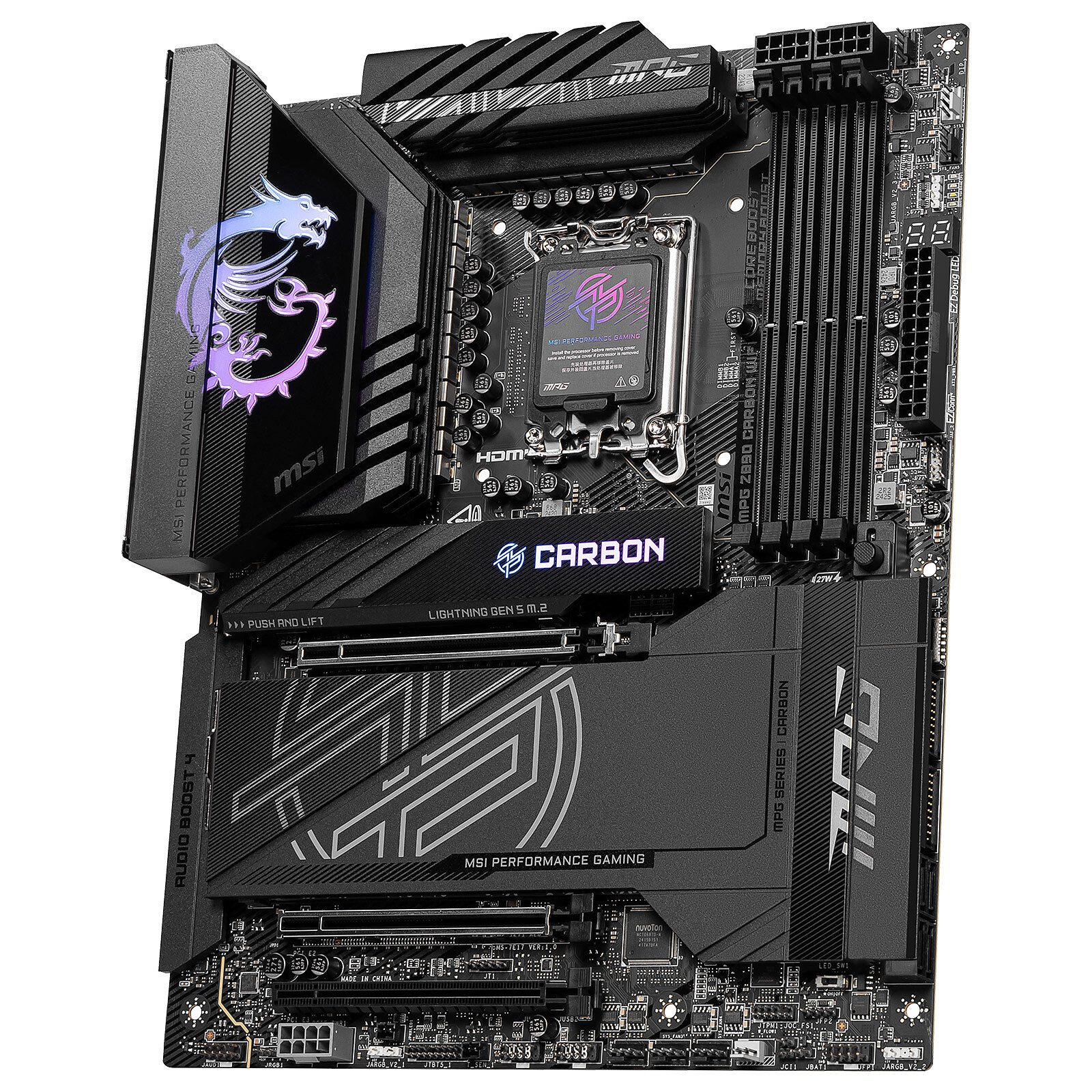 MSI MPG Z890 CARBON WIFI 2 carte mère MSI Intel 1851