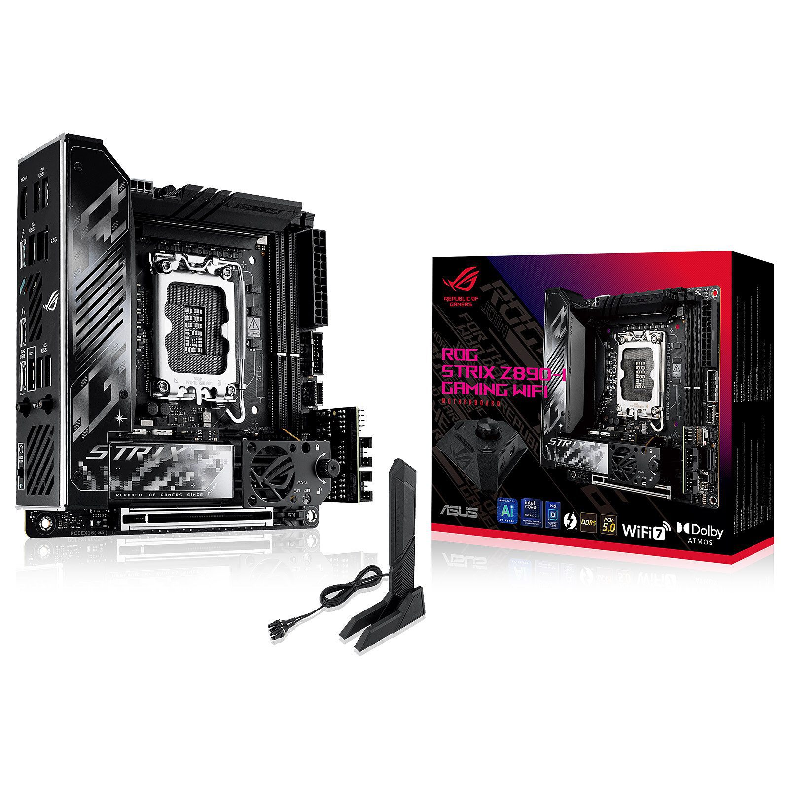 ASUS ROG STRIX Z890-I GAMING WIFI 1 carte mère ASUS Intel 1851