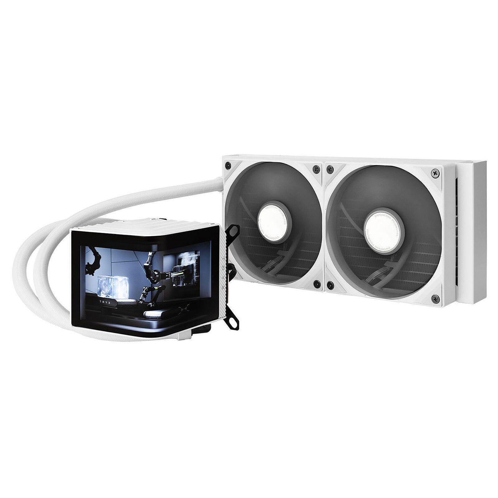 TRYX PANORAMA 240 - Blanc 1 TRYX watercooling Radiateur 240 mm
