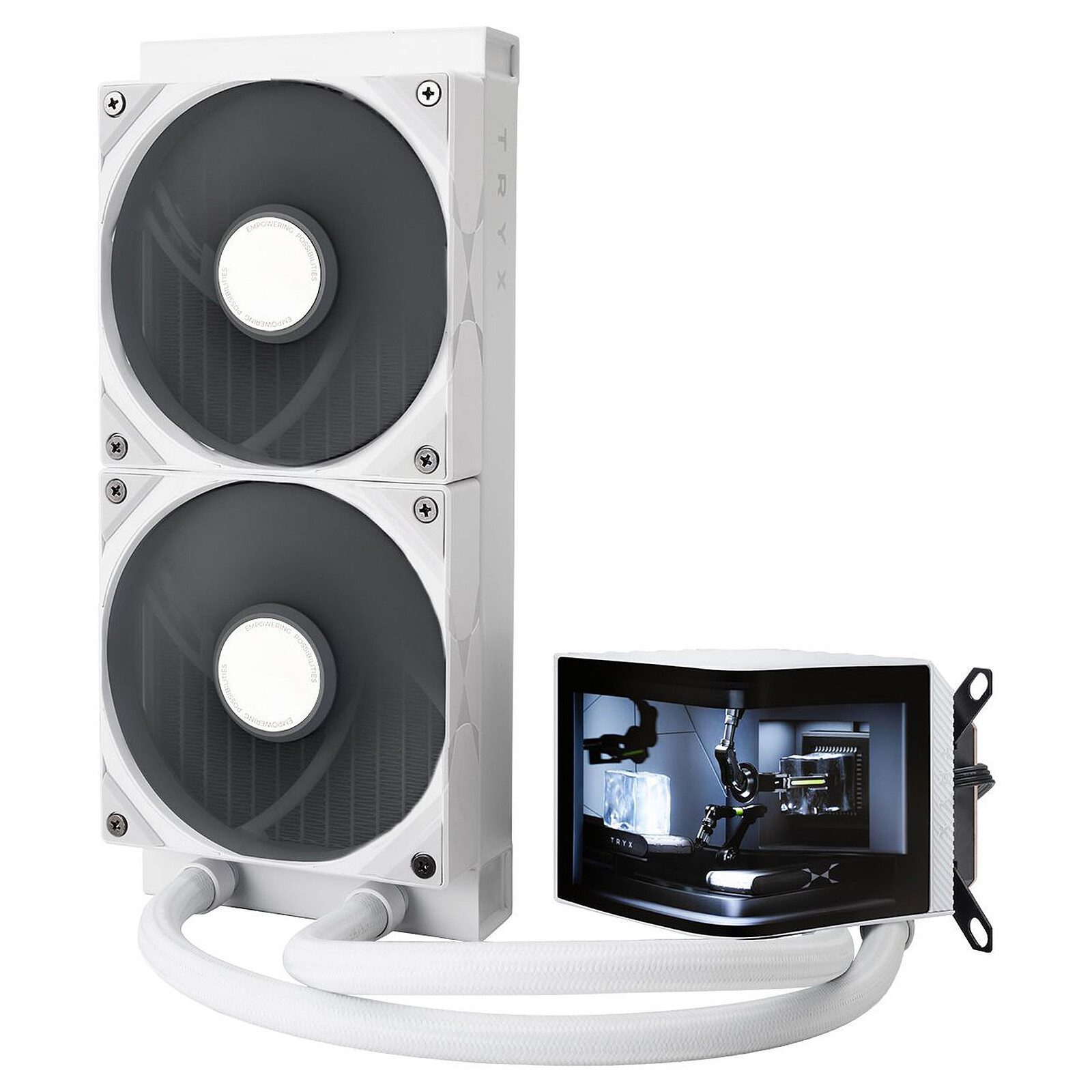 TRYX PANORAMA 240 – Blanc 2 TRYX watercooling Radiateur 240 mm
