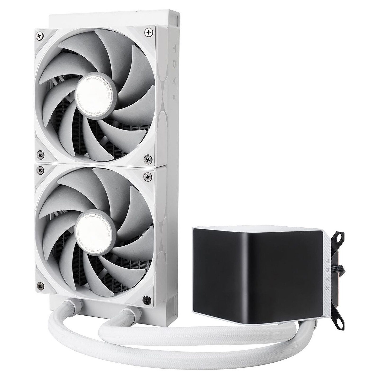 TRYX PANORAMA 240 – Blanc 4 TRYX watercooling Radiateur 240 mm