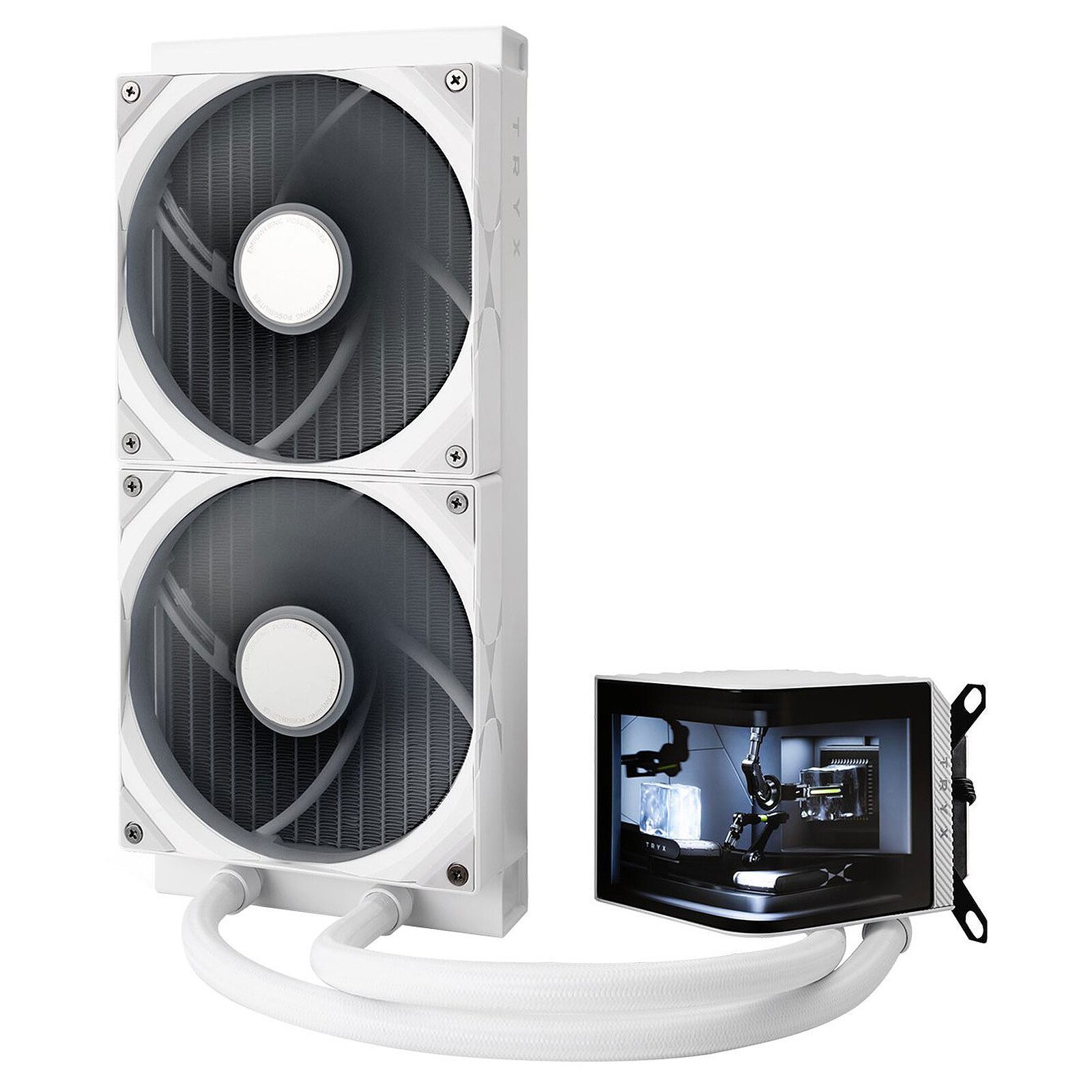 TRYX PANORAMA 280 – Blanc 3 TRYX watercooling Radiateur 280 mm