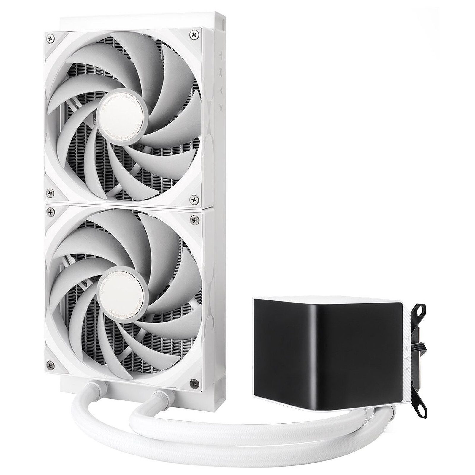 TRYX PANORAMA 280 – Blanc 4 TRYX watercooling Radiateur 280 mm