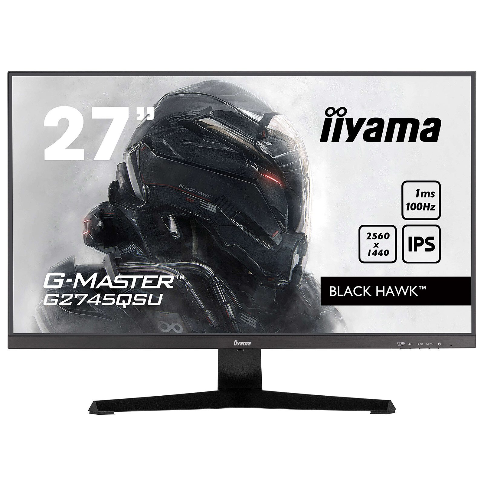 iiyama 27" LED - G-Master G2745QSU-B2 Black Hawk 1 écran pc iiyama 27 pouces