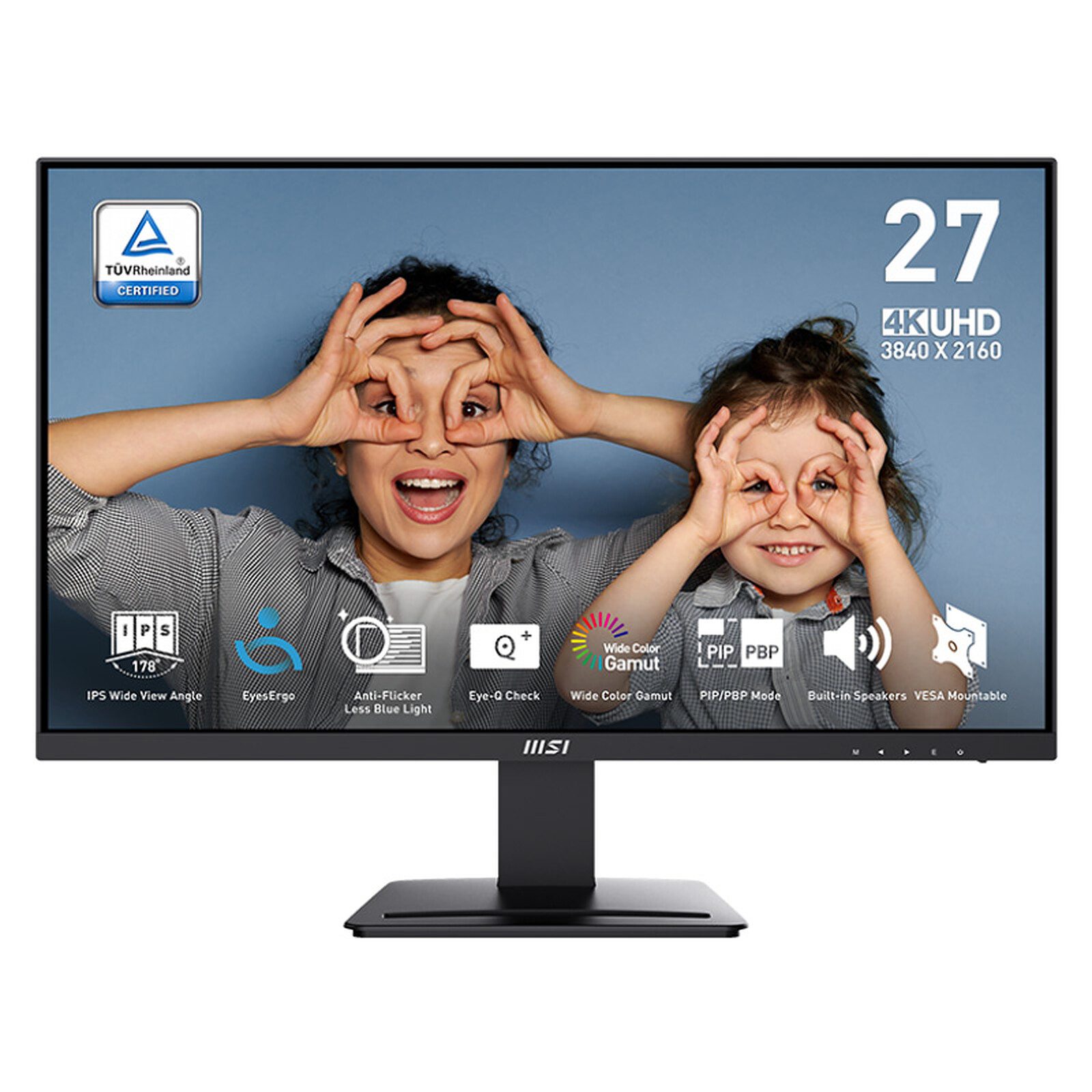 MSI 27" LED - PRO MP273U 1 écran pc MSI 27 pouces