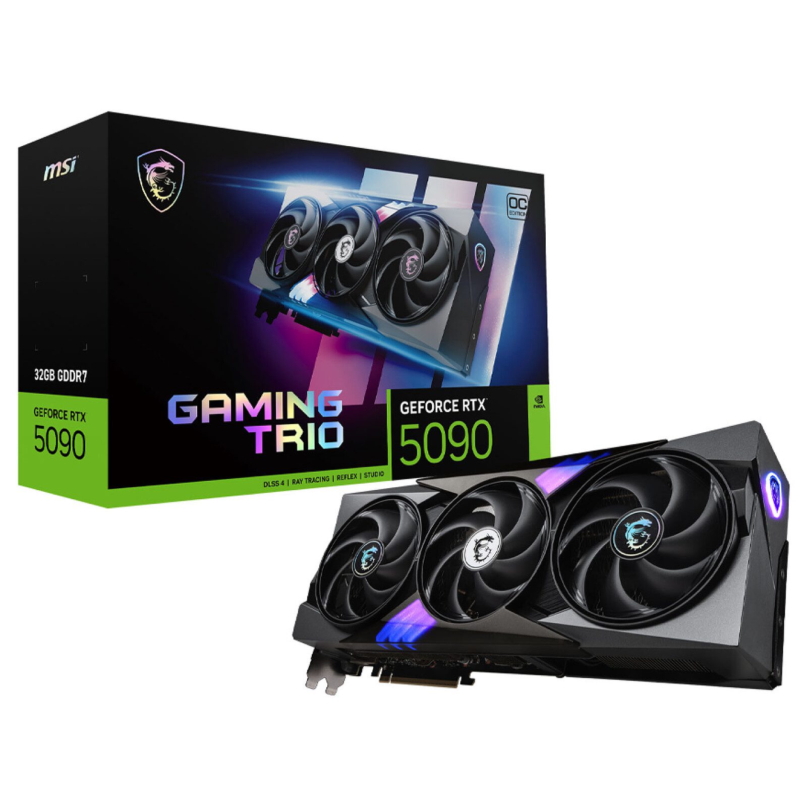 MSI GeForce RTX 5090 32G GAMING TRIO OC 1 MSI NVIDIA GeForce RTX 5090
