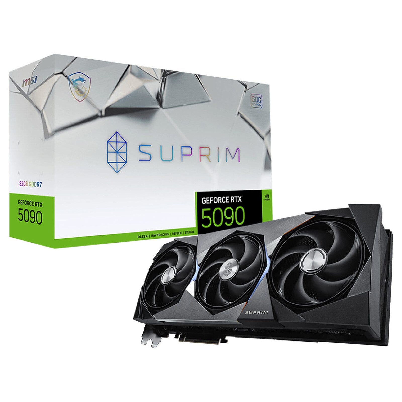 MSI GeForce RTX 5090 32G SUPRIM SOC 1 MSI NVIDIA GeForce RTX 5090