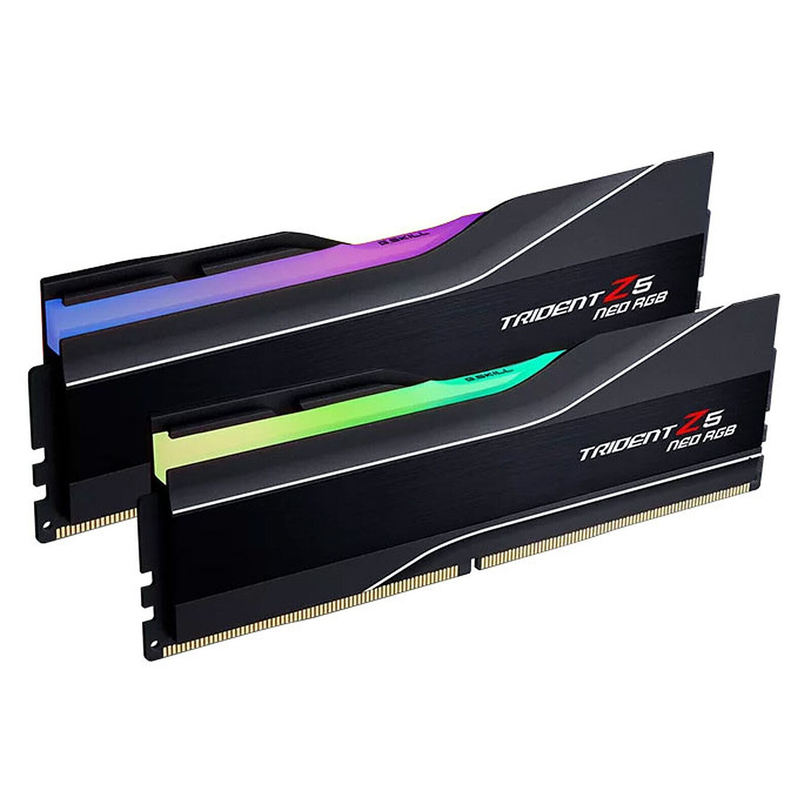 G.Skill Trident Z5 Neo RGB Series 64 Go (2 x 32 Go) DDR5 6000 MHz CL28 - Noir 1 RAM G.Skill DDR5 6000 MHz 64 Go