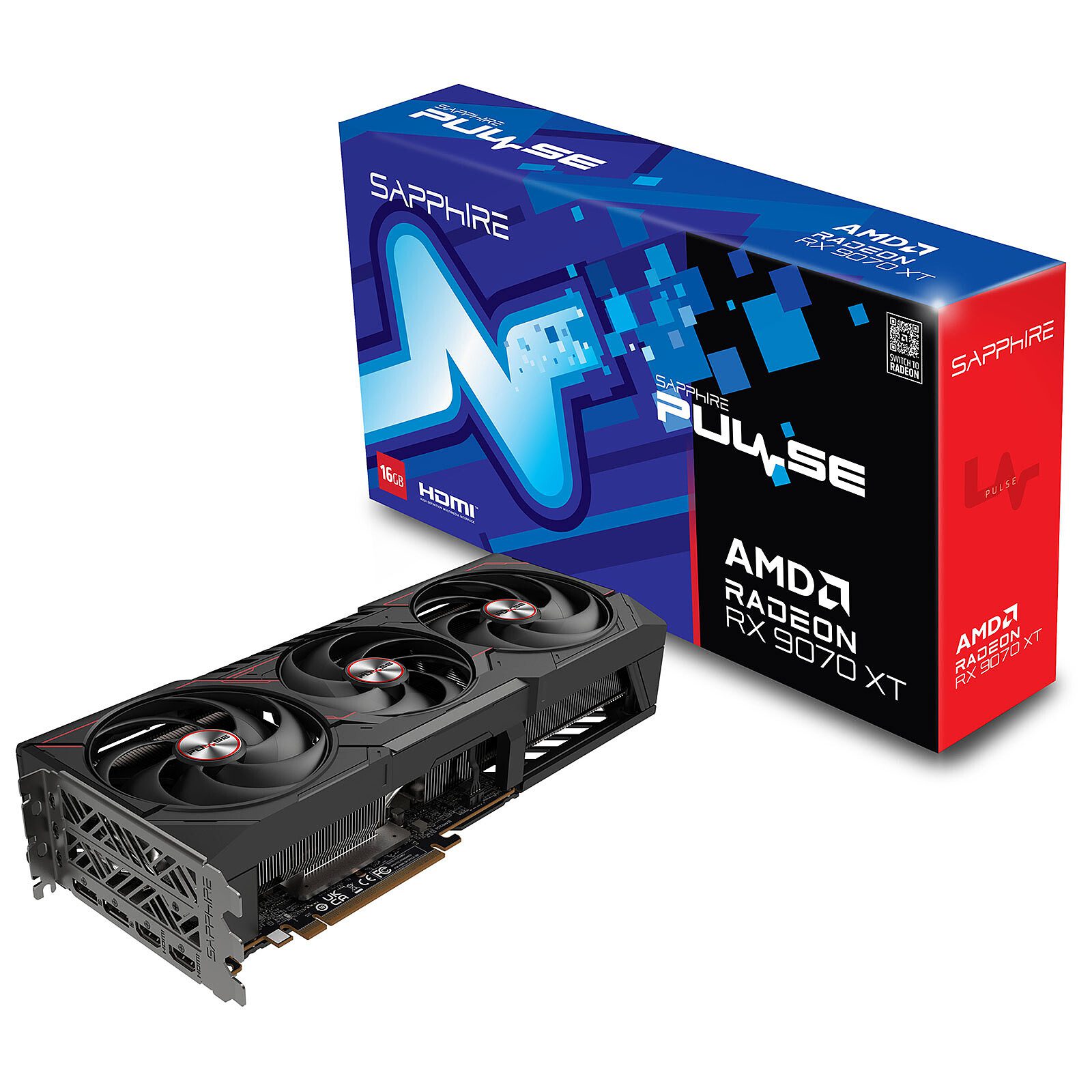 Sapphire PUlse AMD Radeon RX 9070 XT 16GB 1 SAPPHIRE AMD Radeon RX 9070 XT