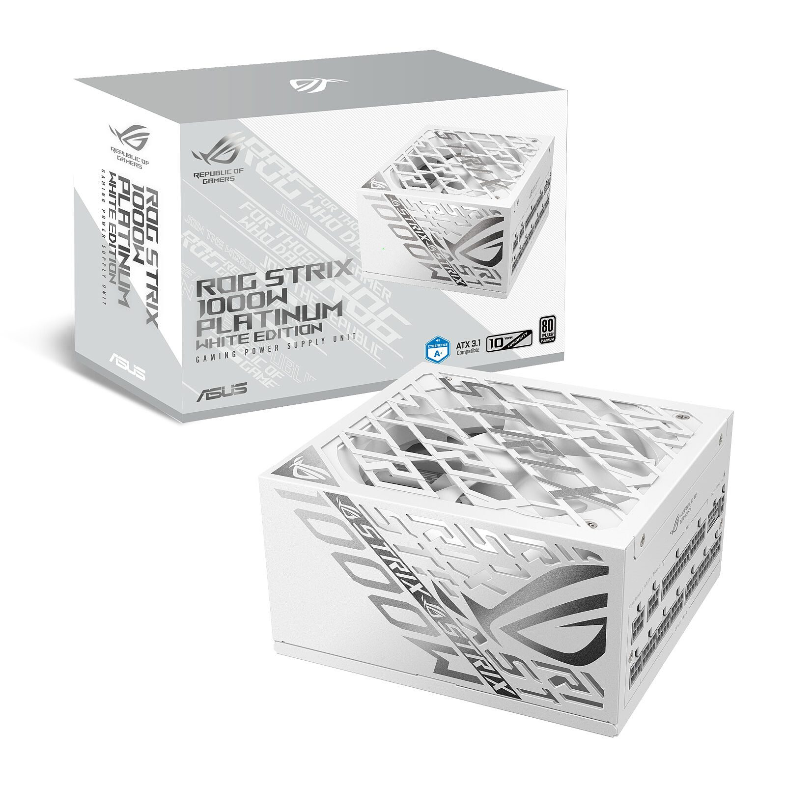 ASUS ROG Strix 1000W Platinum White Edition 1 Alimentation PC ASUS 1000 W