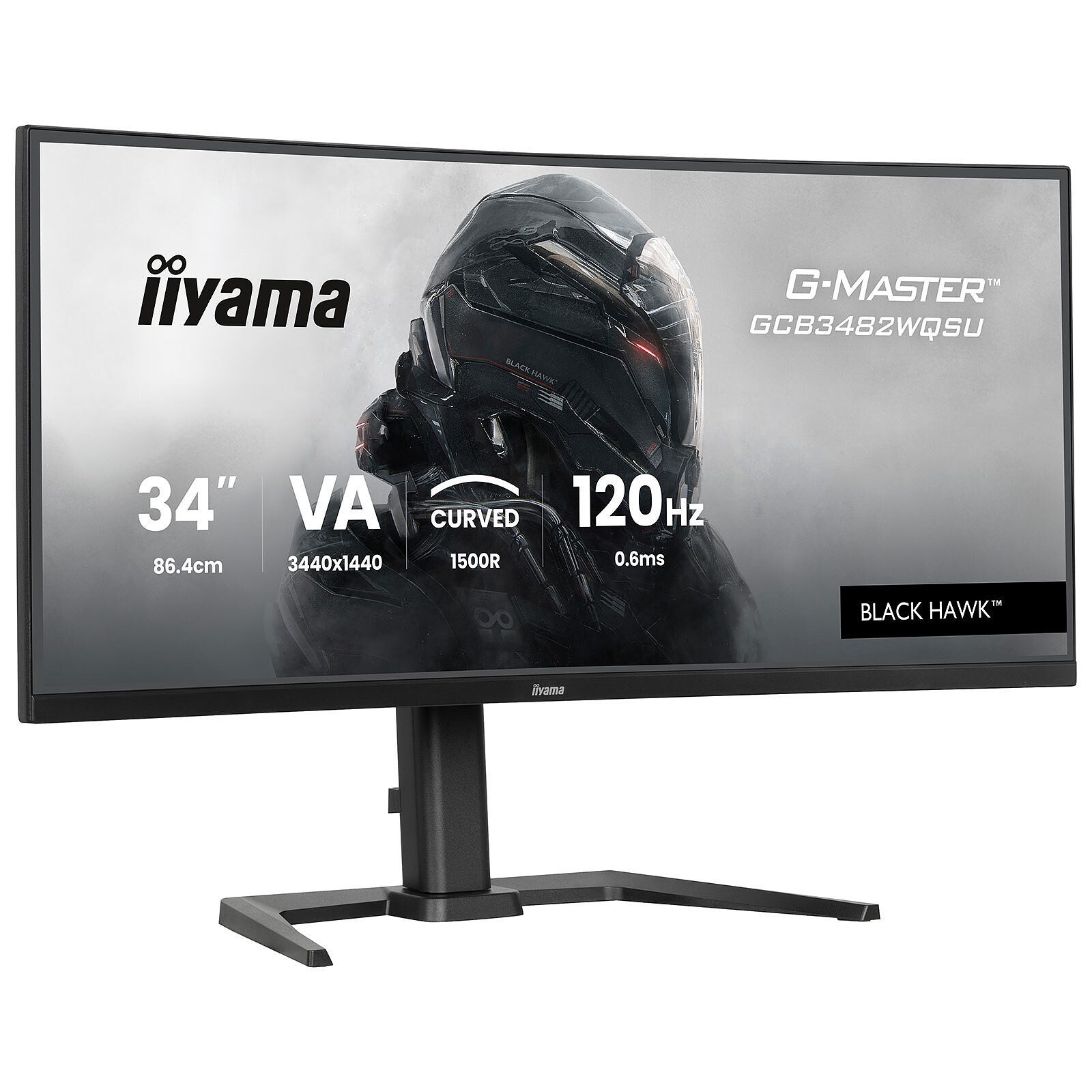 iiyama 34″ LED – G-Master GCB3482WQSU-B1 Red Eagle 2 moniteur pc iiyama 34 pouces