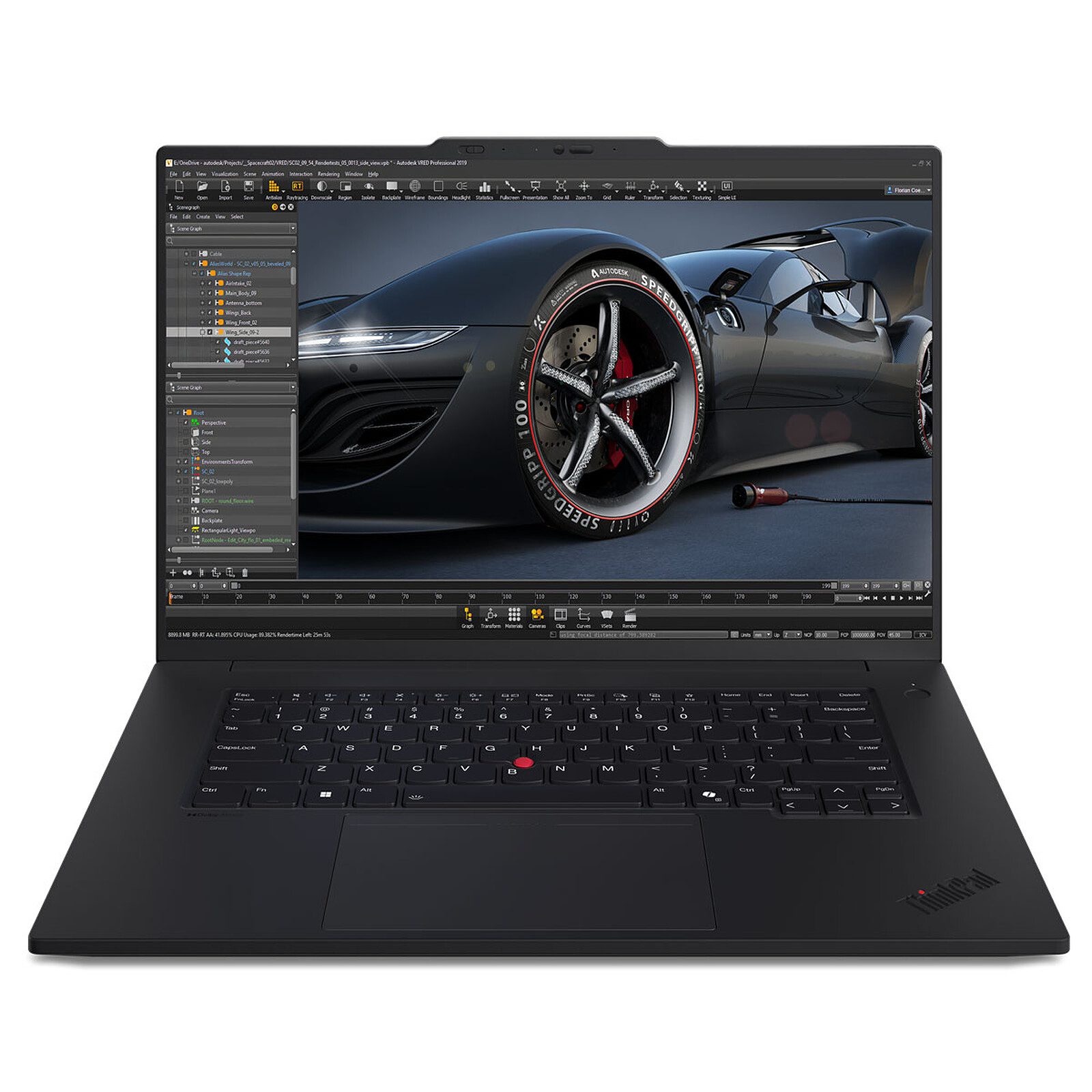 Lenovo ThinkPad P1 Gen 7 (21KV0029FR) 1 Pc portable Lenovo 16 pouces