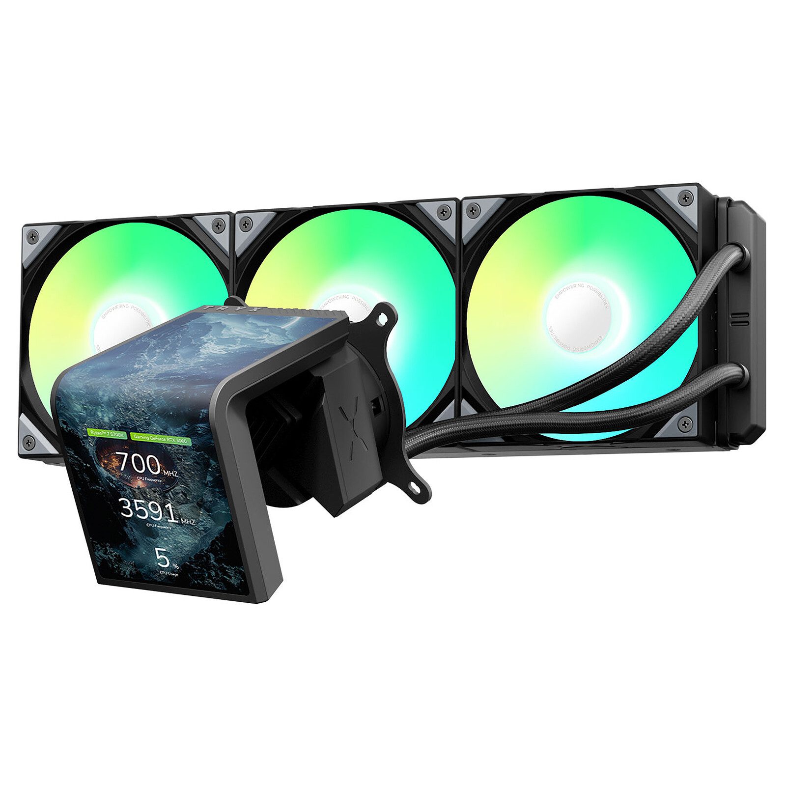 TRYX PANORAMA SE ARGB 360 - Noir 1 TRYX watercooling Radiateur 360 mm