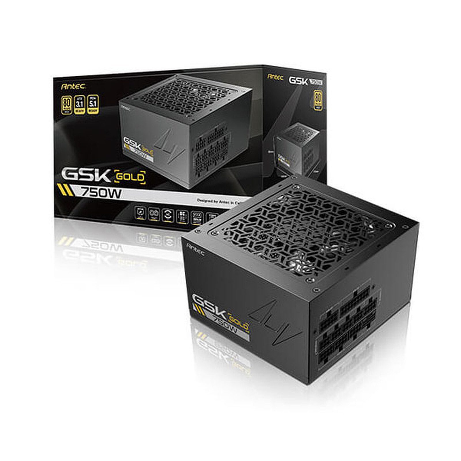 Antec GSK 750 1 Alimentation PC Antec 750 W