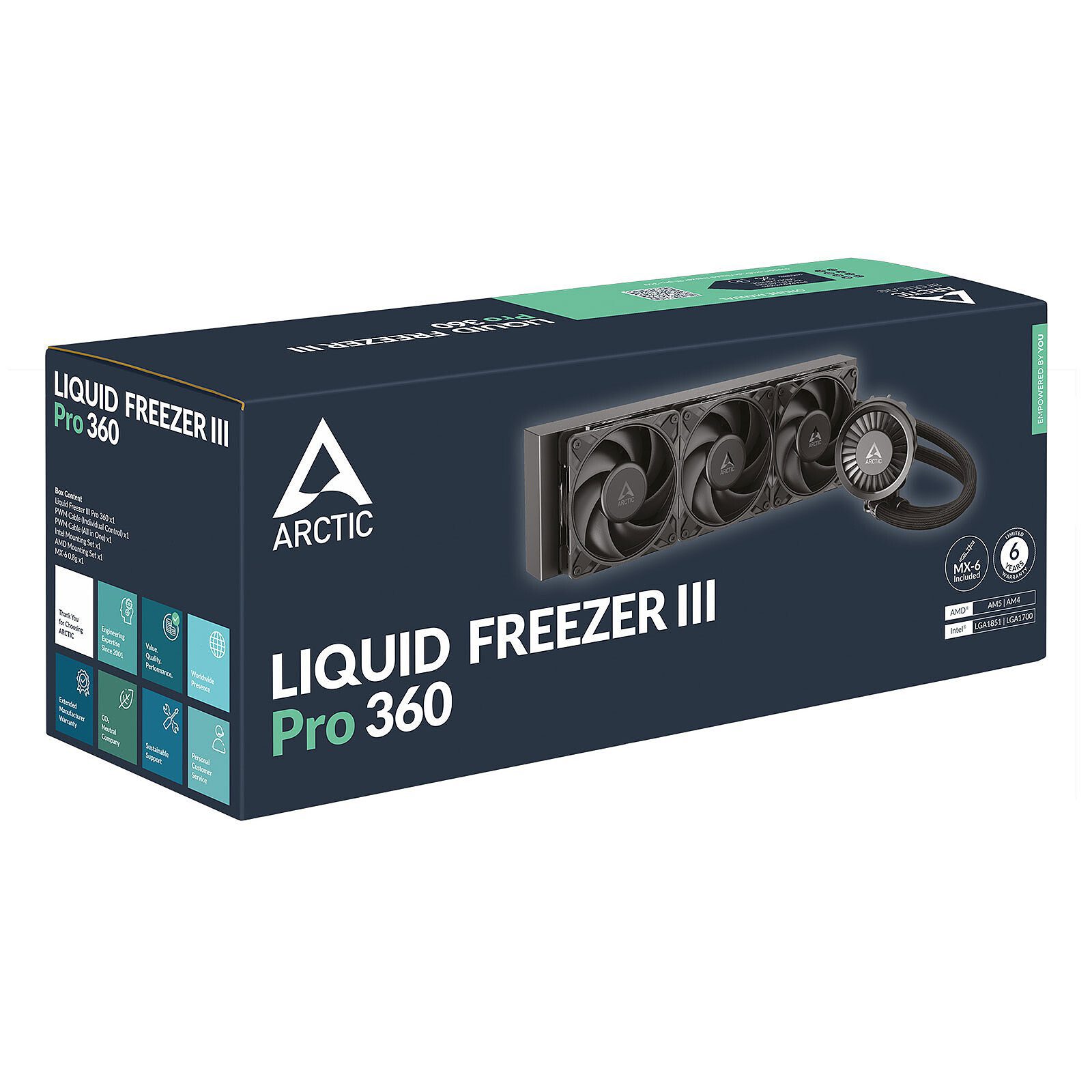 Arctic Liquid Freezer III Pro 360 (Noir) 5 Arctic watercooling Radiateur 360 mm
