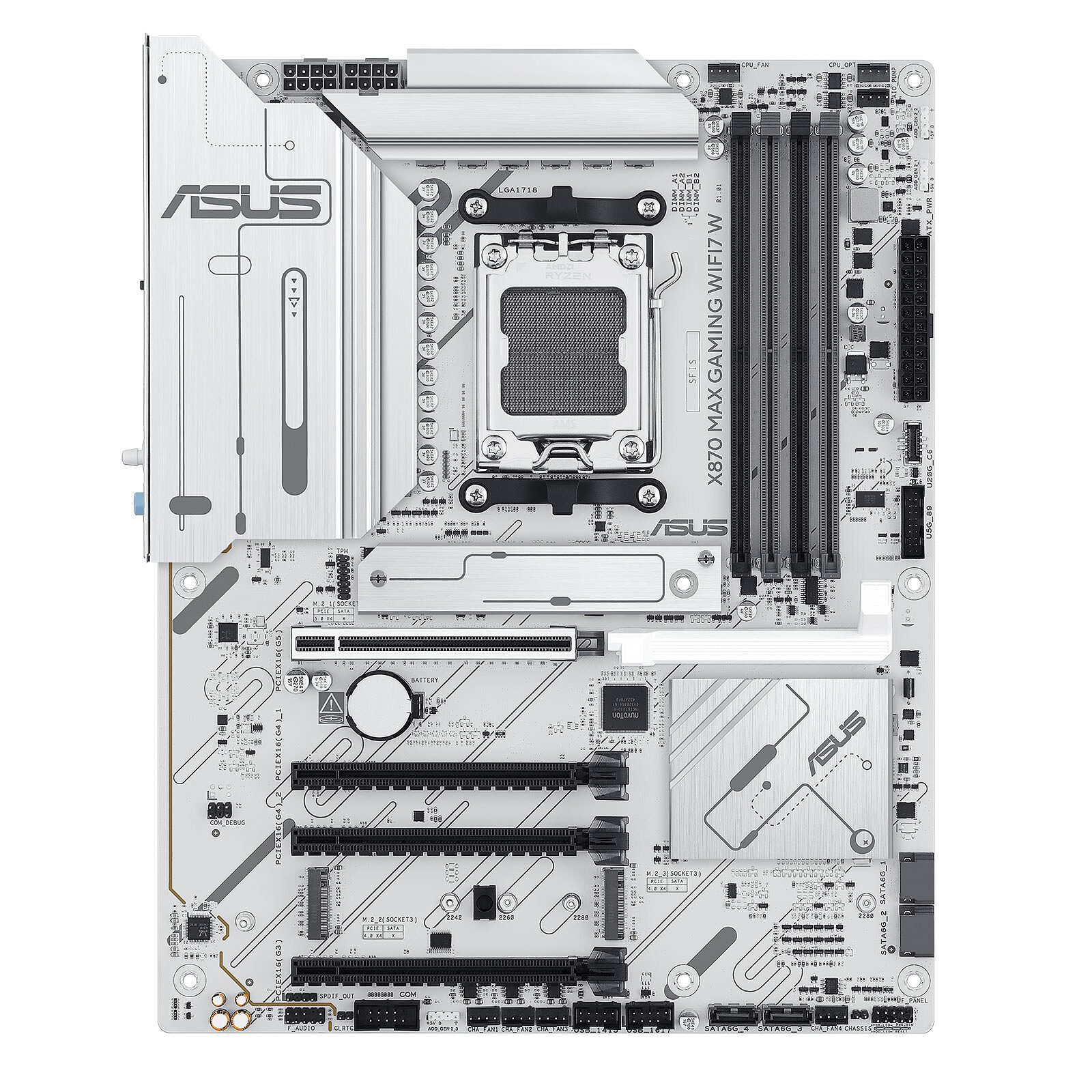 ASUS X870 MAX GAMING WIFI7 W 2 carte mère ASUS AMD AM5