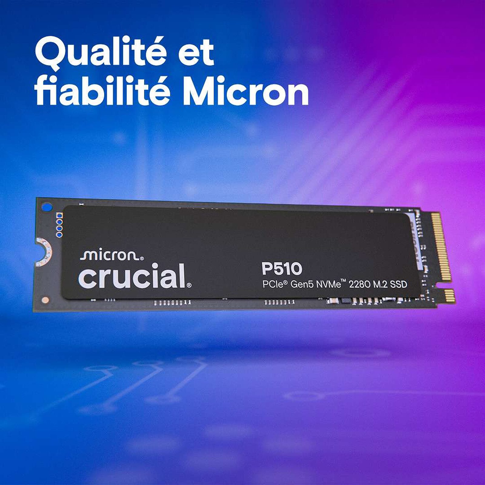 Crucial P510 1 To 2280 5 disque dur ssd Crucial