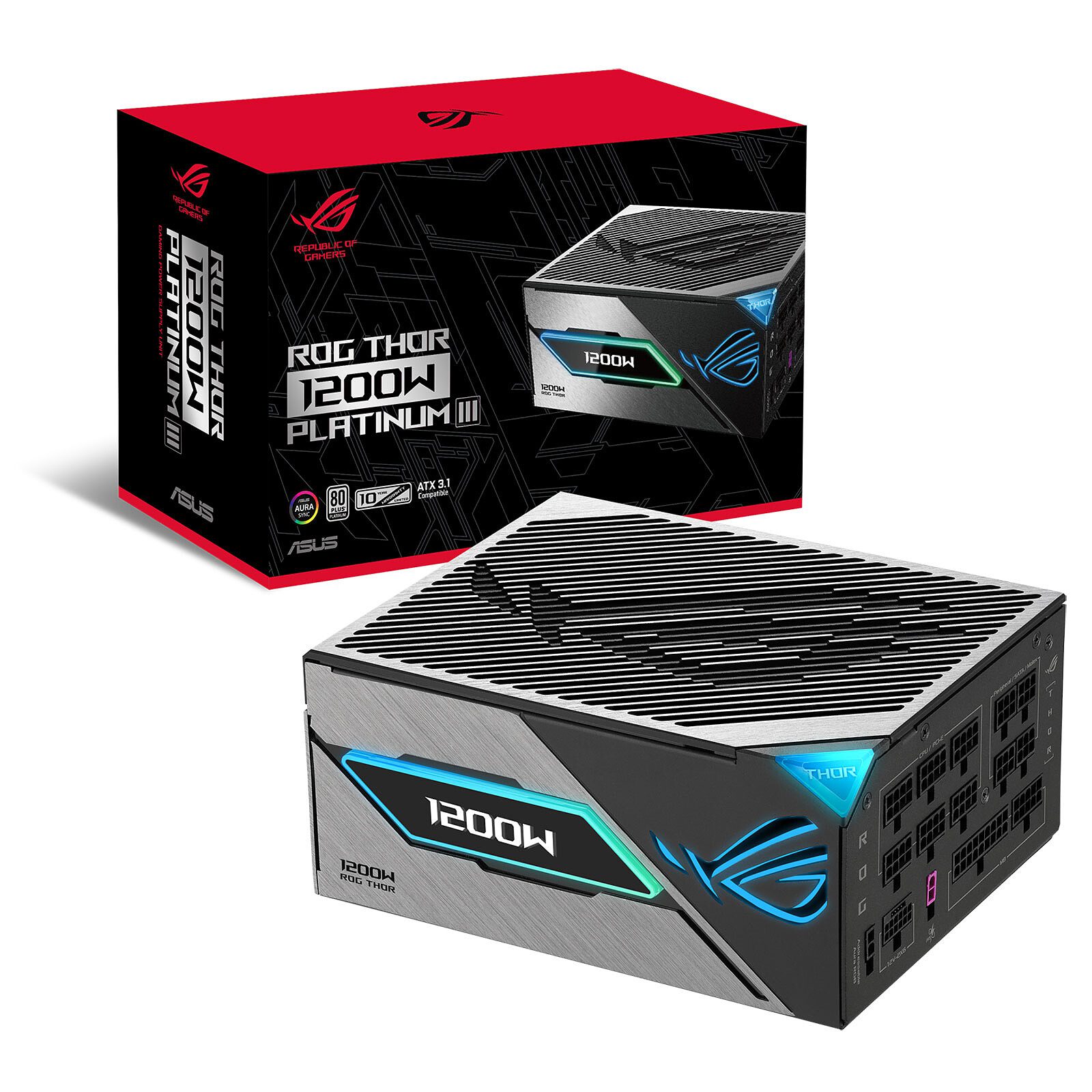 ASUS ROG Thor 1200W Platinum III 1 Alimentation PC ASUS 1200 W