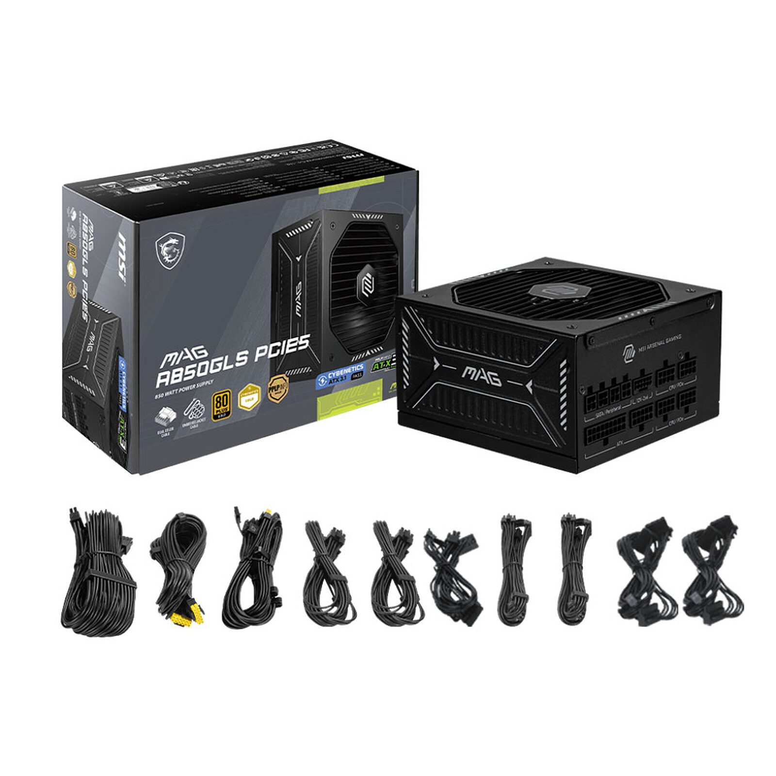MSI MAG A850GLS PCIE5 4 Alimentation PC MSI 850 W