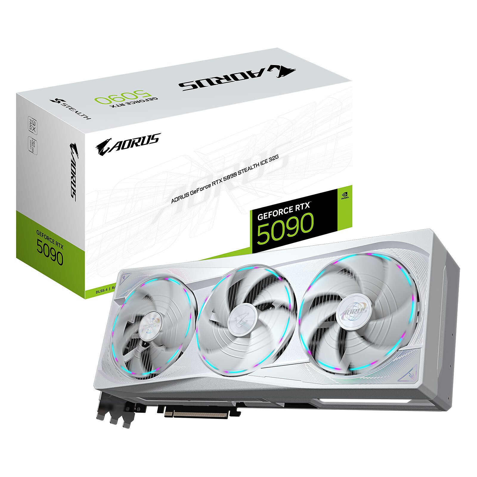 Gigabyte AORUS GeForce RTX 5090 STEALTH ICE 32G 1 Gigabyte NVIDIA GeForce RTX 5090