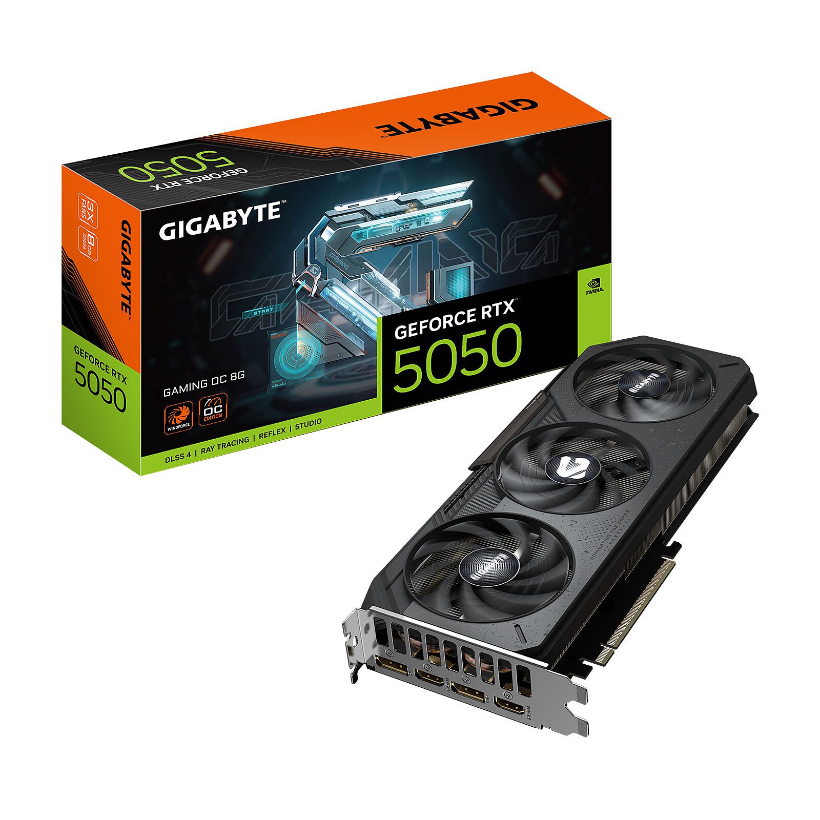 Gigabyte GeForce RTX 5050 GAMING OC 8G 1 Gigabyte NVIDIA GeForce RTX 5050