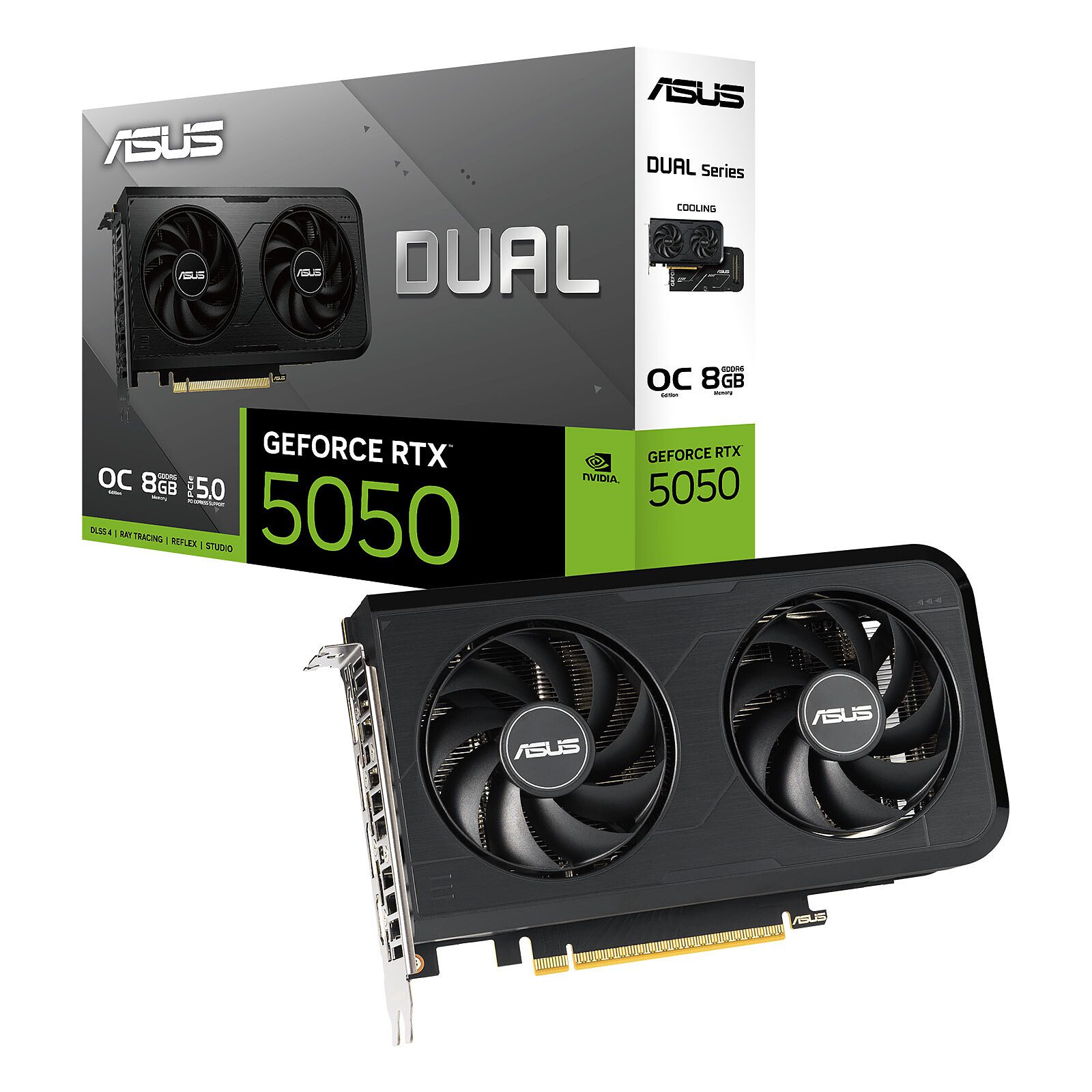 ASUS Dual GeForce RTX 5050 OC Edition 8GB 1 ASUS NVIDIA GeForce RTX 5050