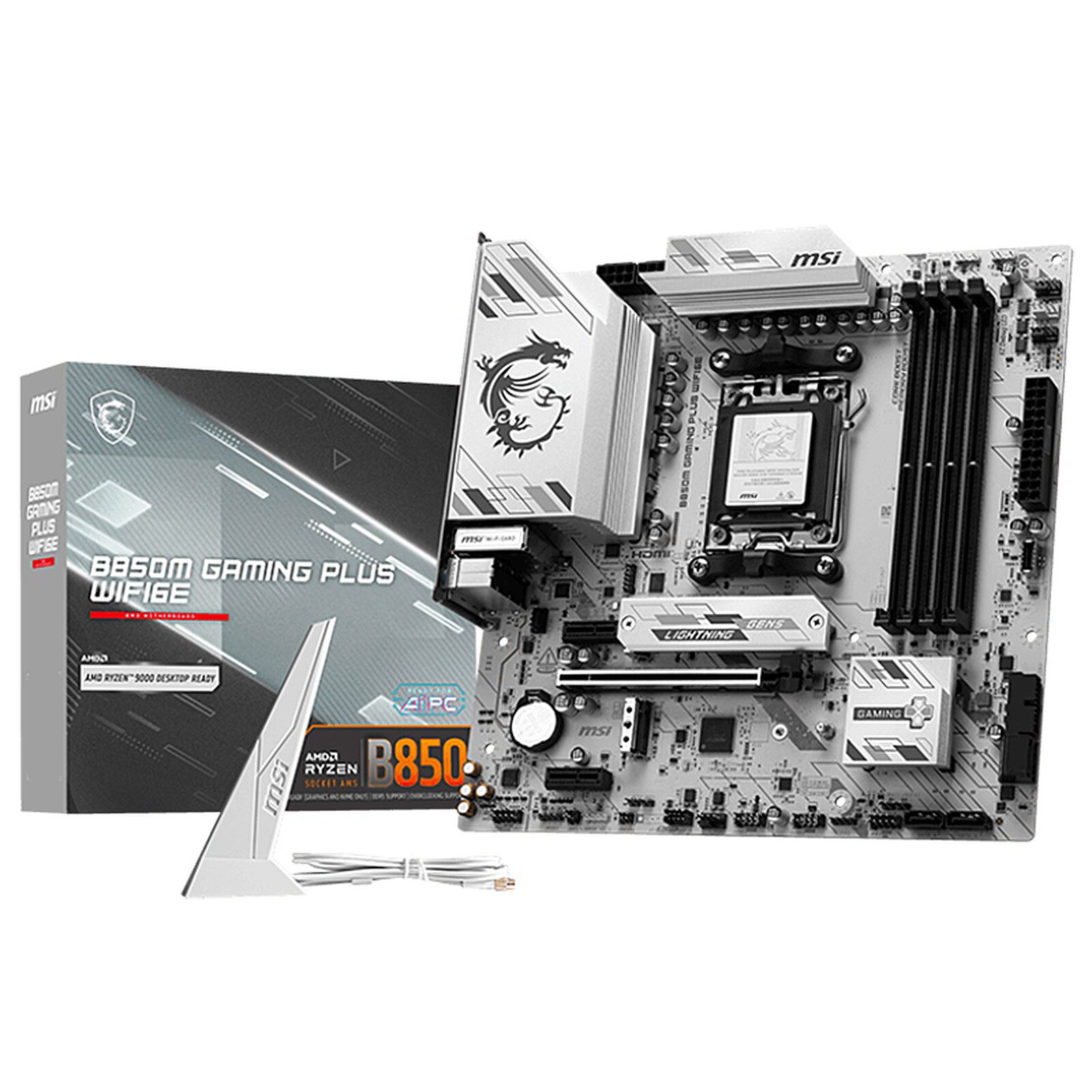MSI B850M GAMING PLUS WIFI6E 1 carte mère MSI AMD AM5
